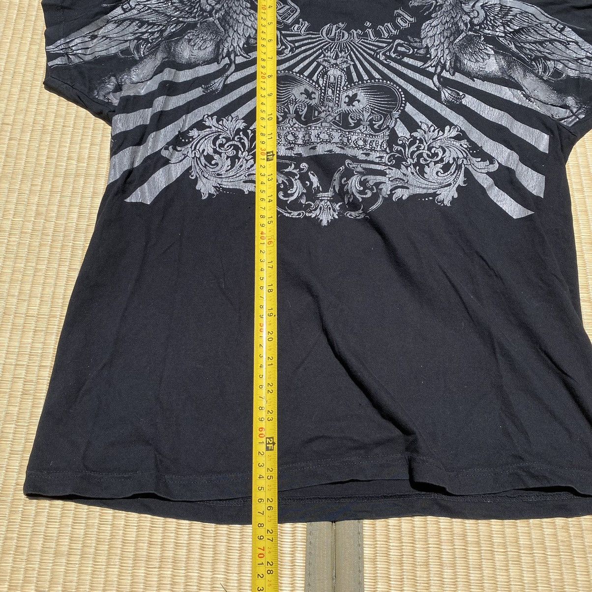 Affliction × Japanese Brand × Vintage Vtg Y2K Da Gring Phoenix Big Print Gothic Grunge Tee Size US L / EU 52-54 / 3 - 3 Thumbnail