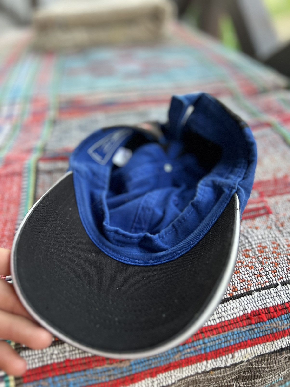 If Six Was Nine Vintage Blue Dad Cap 🌀 | Clean Everyday Essential Size ONE SIZE - 5 Thumbnail
