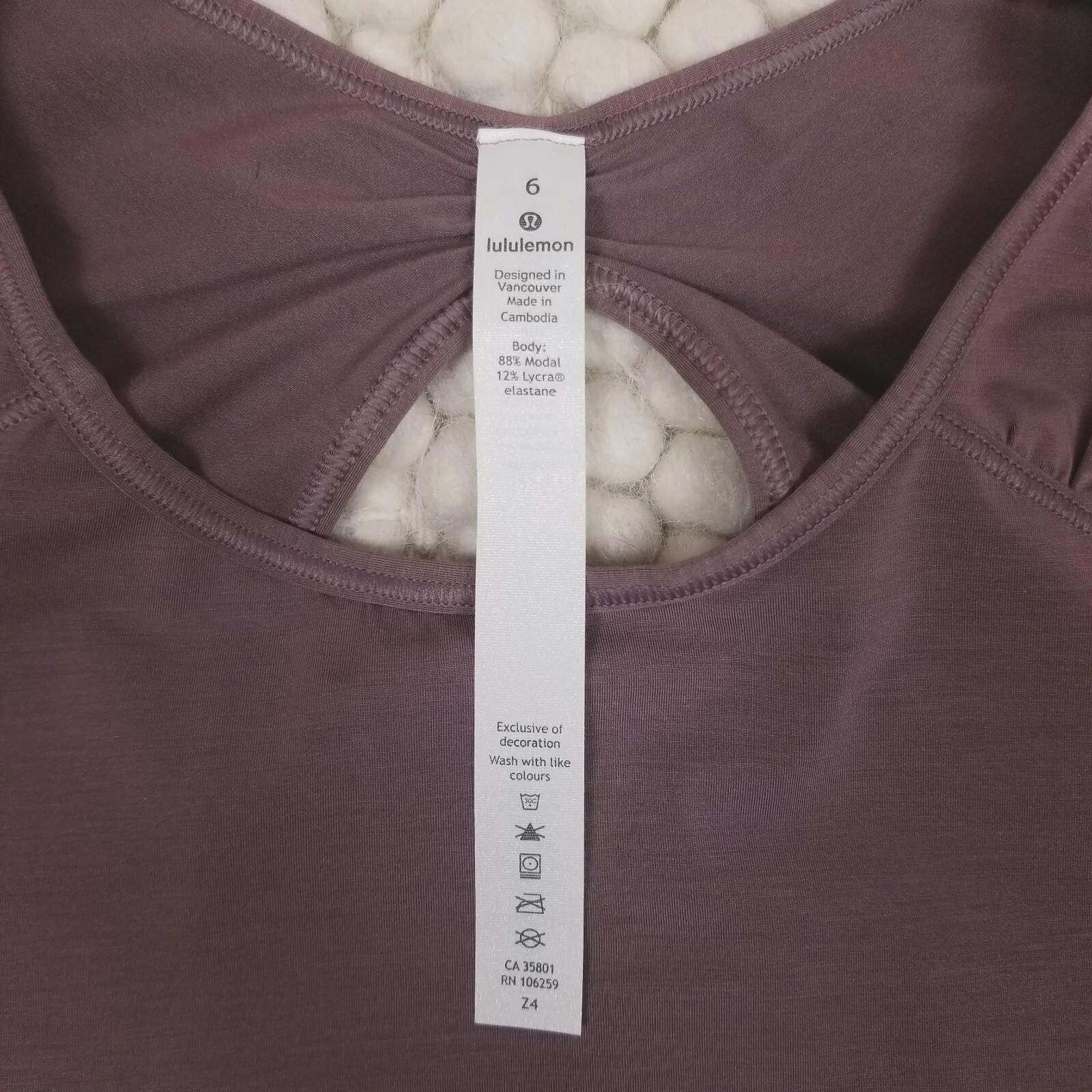 Lululemon NWOT Lululemon Timeless Twist Long Sleeve Antique Bark Sz 6 Size M / US 6-8 / IT 42-44 - 8 Thumbnail