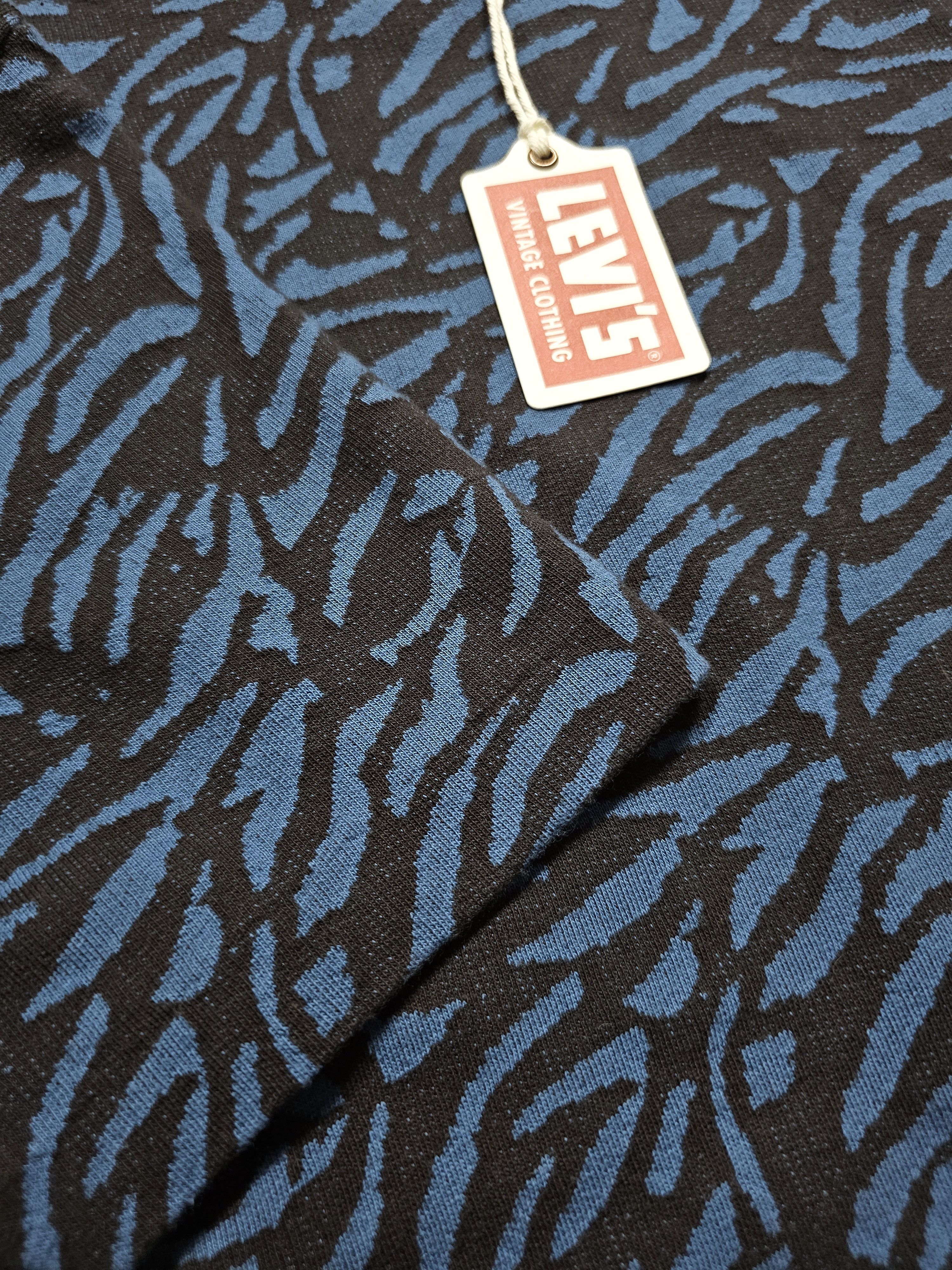 Levi's Vintage Clothing NWT Levi's Vintage Clothing 1960s Jacquard Tee Blue M FW22 Size US M / EU 48-50 / 2 - 5 Thumbnail