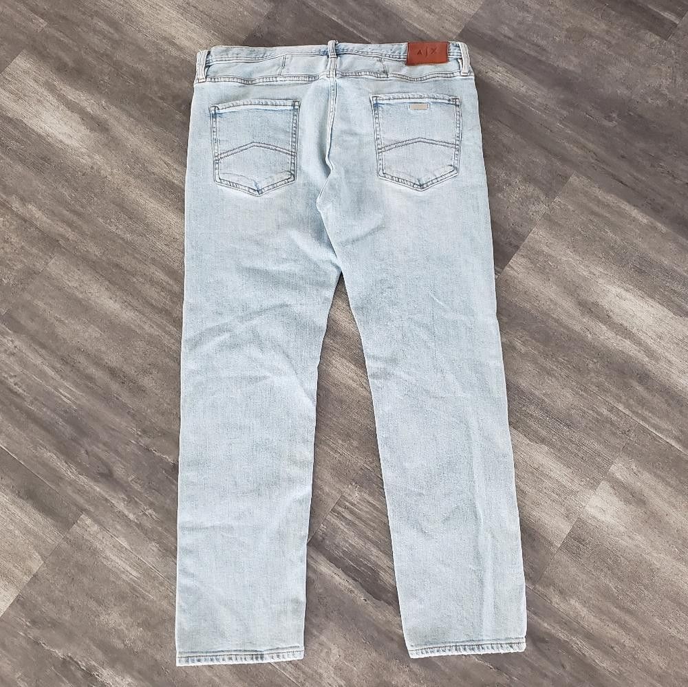 Armani Exchange Light Denim Armani Exchange J13 Slim Jean Size US 36 / EU 52 - 2 Thumbnail
