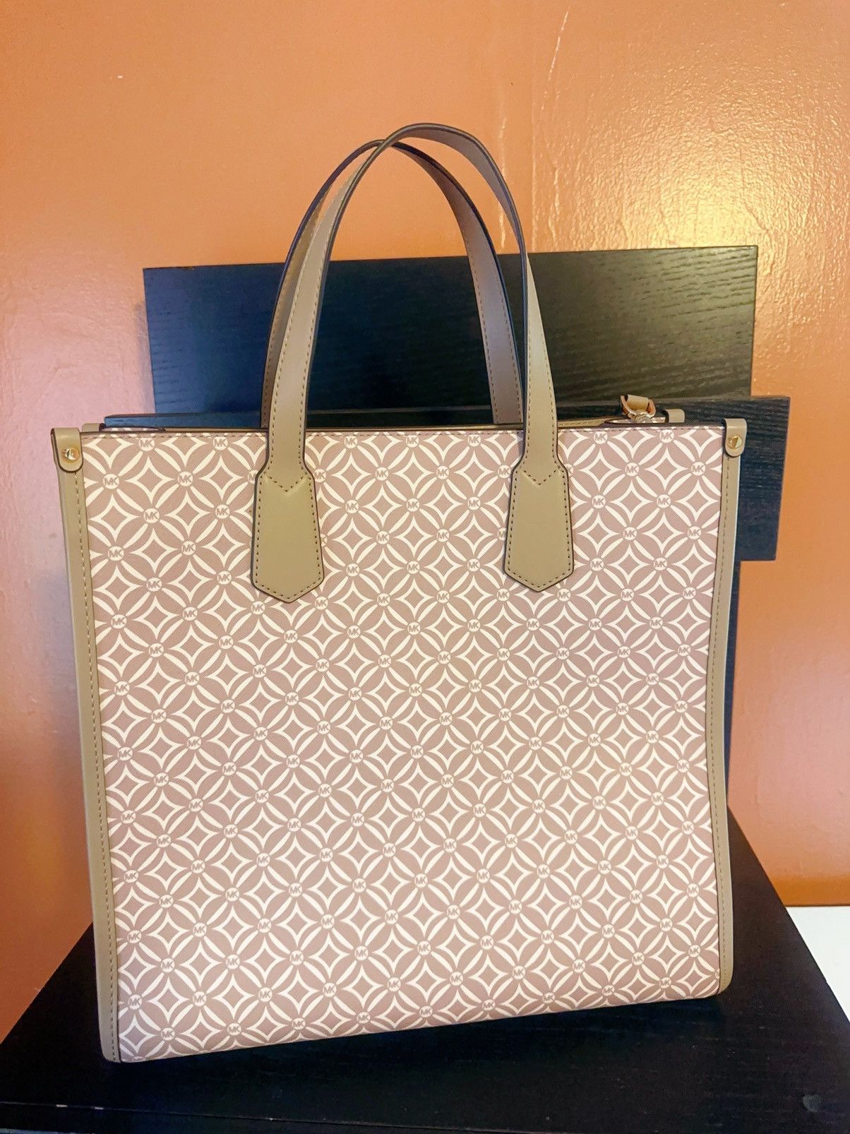 Michael Kors Michael Kors MAPLE CAMEL MULTI KEMPNER NS Tote Bag Large Size ONE SIZE - 2 Thumbnail