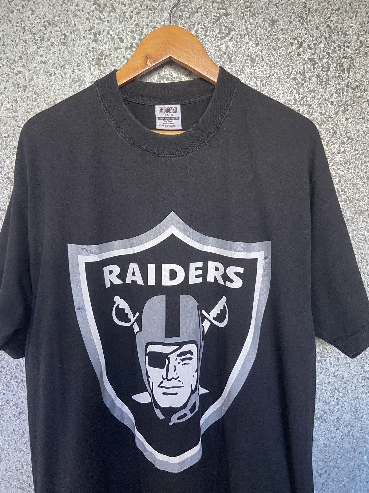 NFL 🔥 Vintage Oakland Riders t shirt big logo Size US XL / EU 56 / 4 - 2 Thumbnail