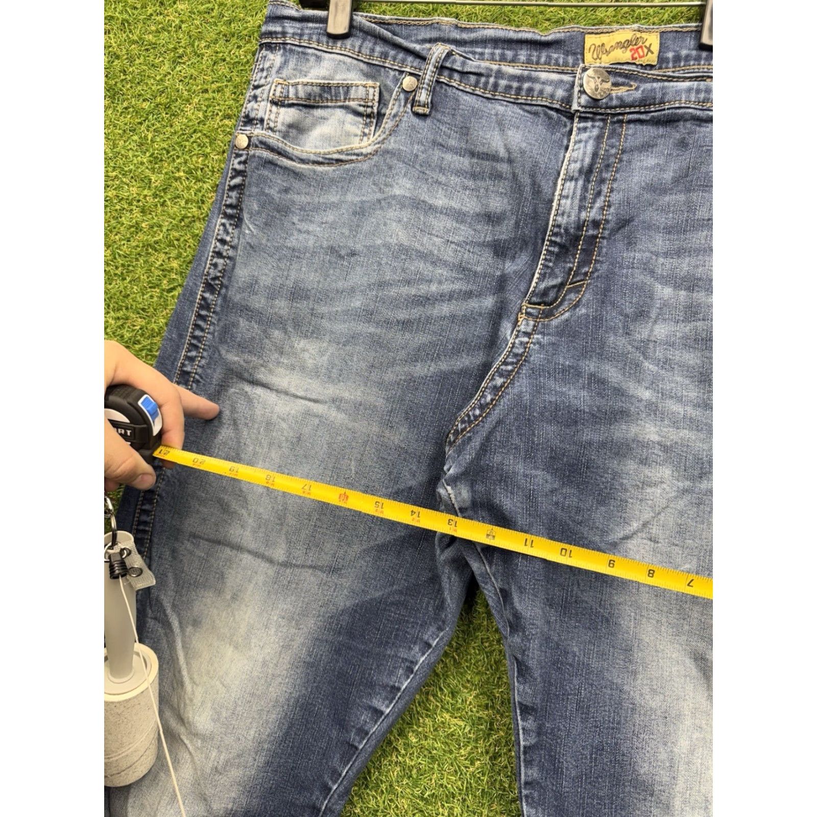 Wrangler VINTAGE Wrangler 20X Jeans Mens 40x30 Blue Style Straight Baggy Denim Pants 5-Pocket Mens Size US 40 / EU 56 - 5 Thumbnail