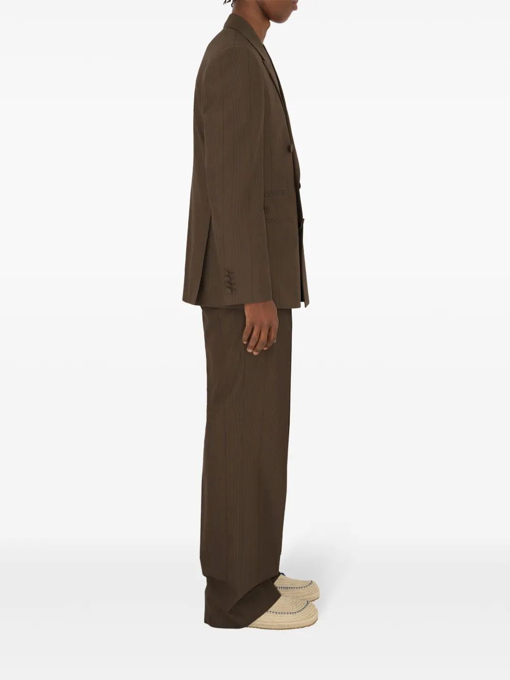 Burberry o1w1db10326 Peak-Lapel Wool Blazer in Brown Size US M / EU 48-50 / 2 - 3 Thumbnail