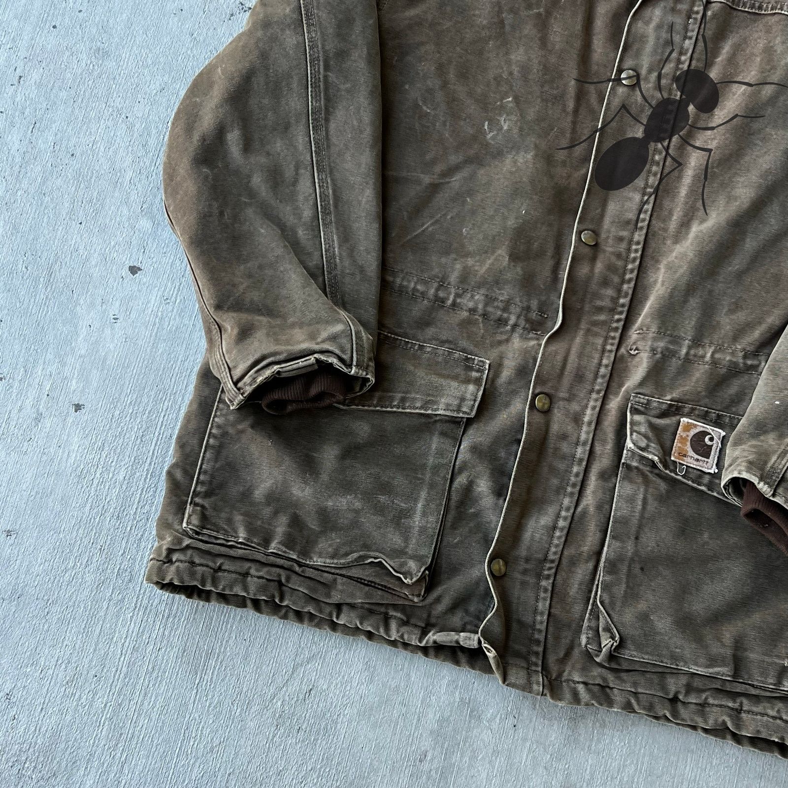 Carhartt × Vintage Carhartt brown barn chore work wear jacket Size US L / EU 52-54 / 3 - 7 Thumbnail