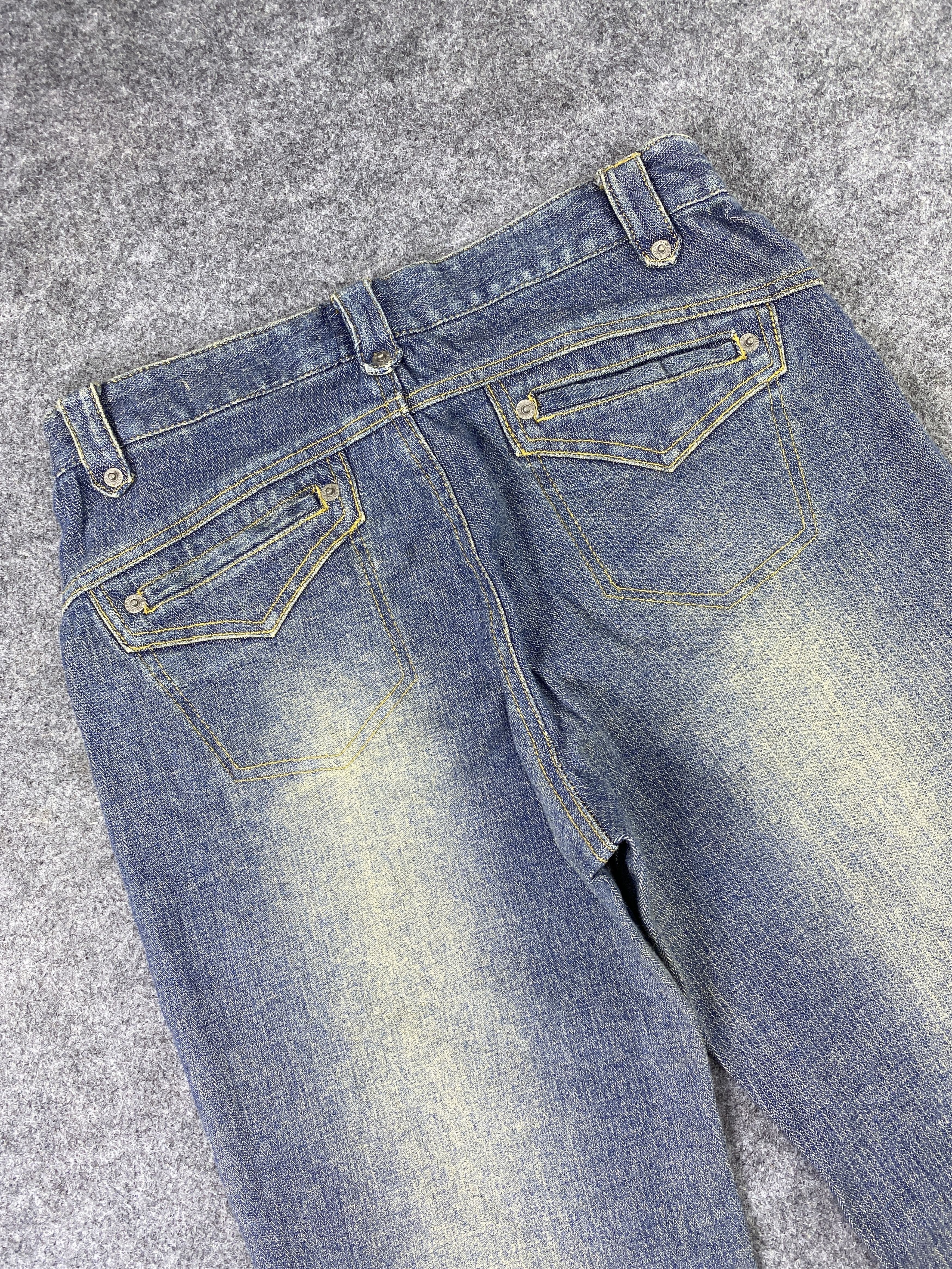 Japanese Brand Japanese Brand Third Gear bootcut Wash Jeans - J1036 Size US 28 / EU 44 - 6 Thumbnail