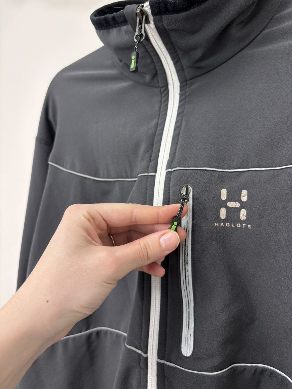 Haglofs Haglofs Intense Series Men’s Grey Full Zip Softshell Jacket Size US XXL / EU 58 / 5 - 4 Thumbnail