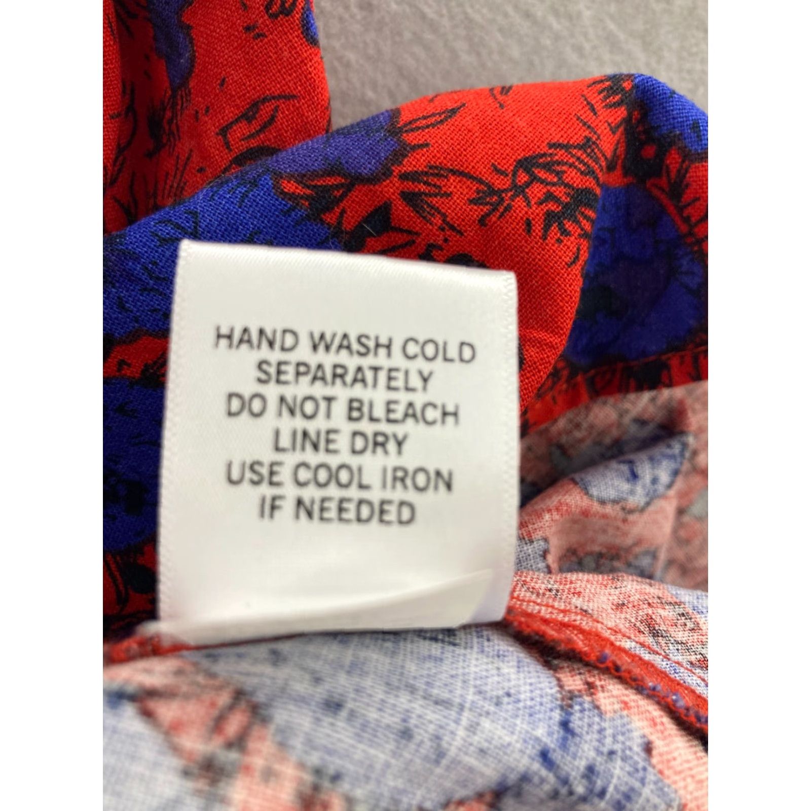 Market Market and Spruce Dress Womens S Red Blue Floral Size S / US 4 / IT 40 - 4 Thumbnail
