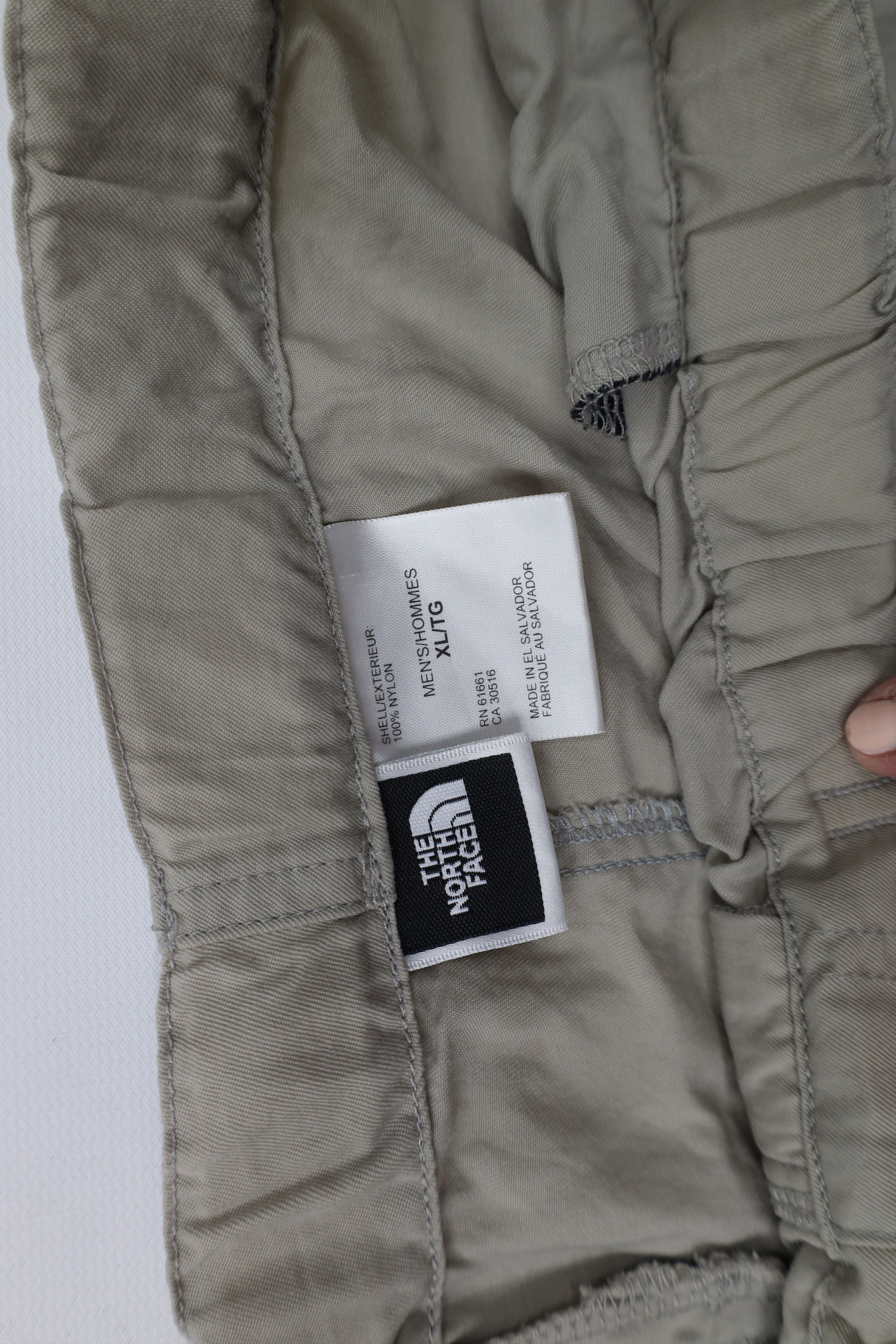 The North Face × Vintage Vintage Y2K 2000 The North Face Belted Wide Leg Pants Beige Size US 38 / EU 54 - 10 Thumbnail