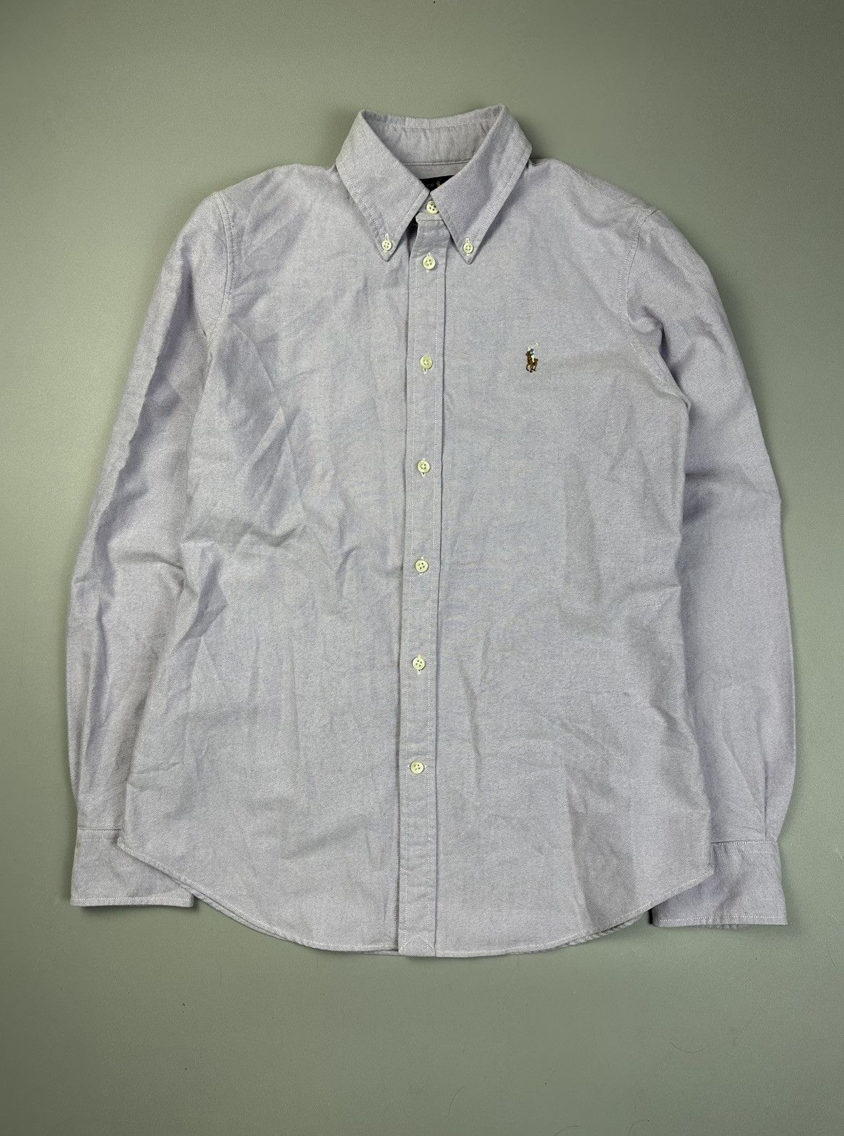 Polo Ralph Lauren Unisex Violet fitted button up shirt polo Ralph Lauren Size M / US 6-8 / IT 42-44 - 1 Thumbnail