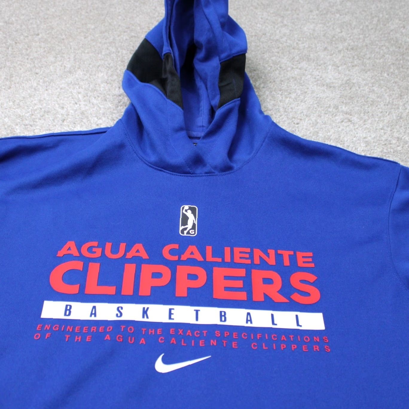 Nike Nike Agua Caliente Clippers Hoodie Mens Medium Blue Dri-Fit Hooded Sweatshirt Size US M / EU 48-50 / 2 - 4 Thumbnail