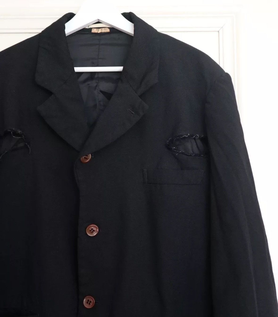 Comme des Garcons Black double-layer double sleeve suit 2412-Nextarrow Size US S / EU 44-46 / 1 - 7 Thumbnail