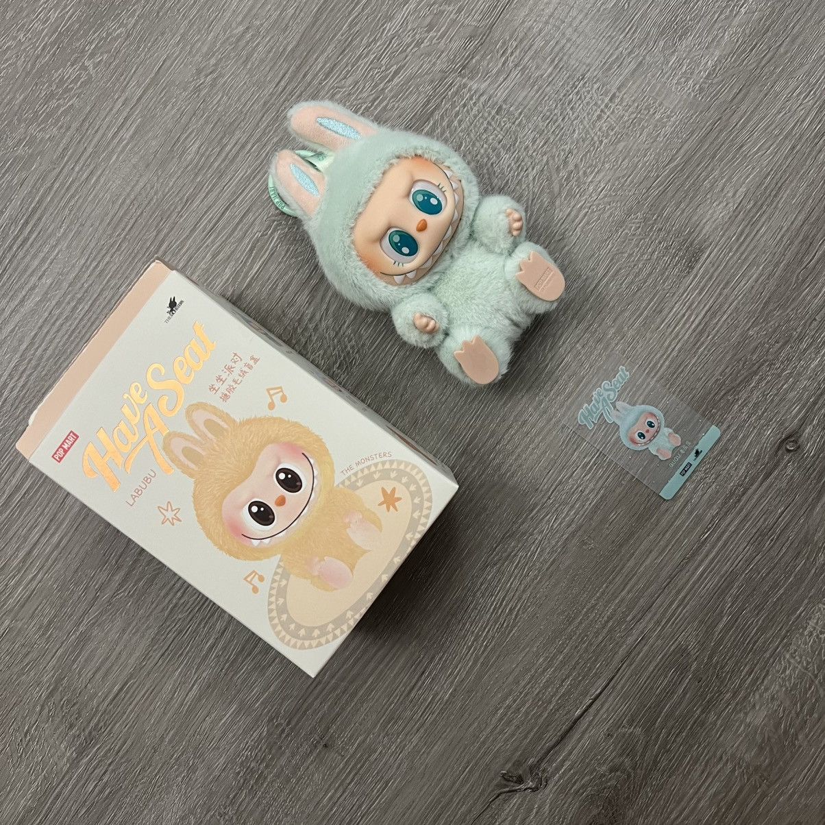 POP MART Authentic Have A seat Dada Labubu Monster | Grailed