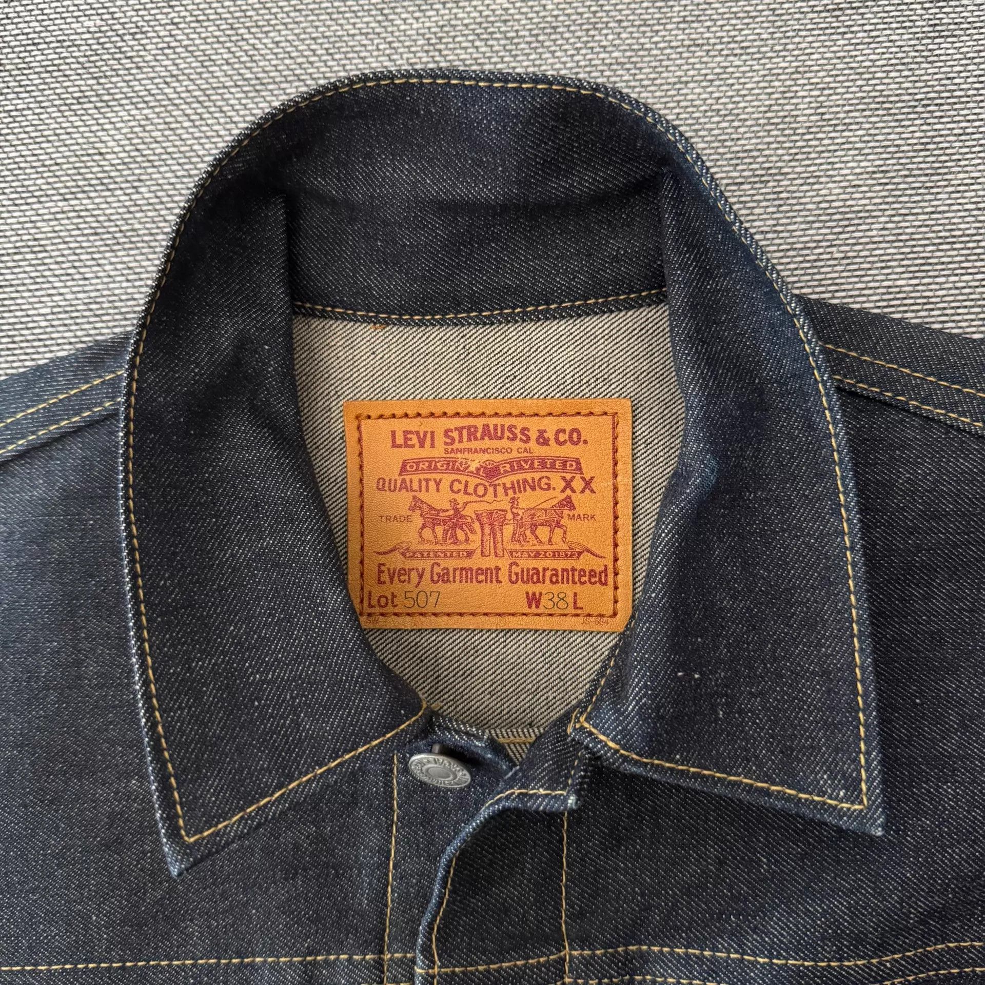 Levi's Levi's LVC 507 Type II Raw Denim New Jacket J22 '97 Size US S / EU 44-46 / 1 - 3 Thumbnail