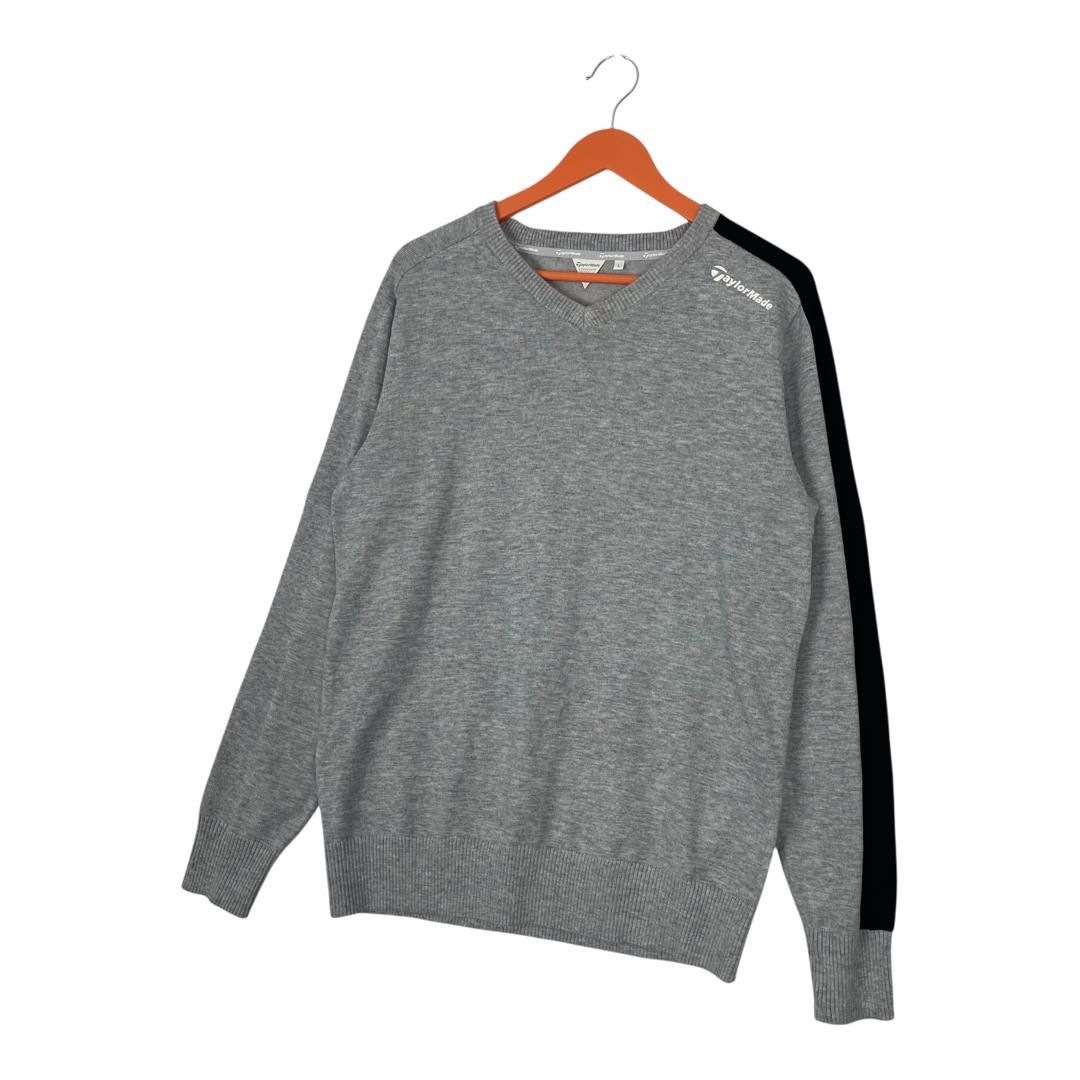 TaylorMade Vintage TaylorMade Pullover V-Neck Jumper Sweatshirt Size US L / EU 52-54 / 3 - 3 Thumbnail
