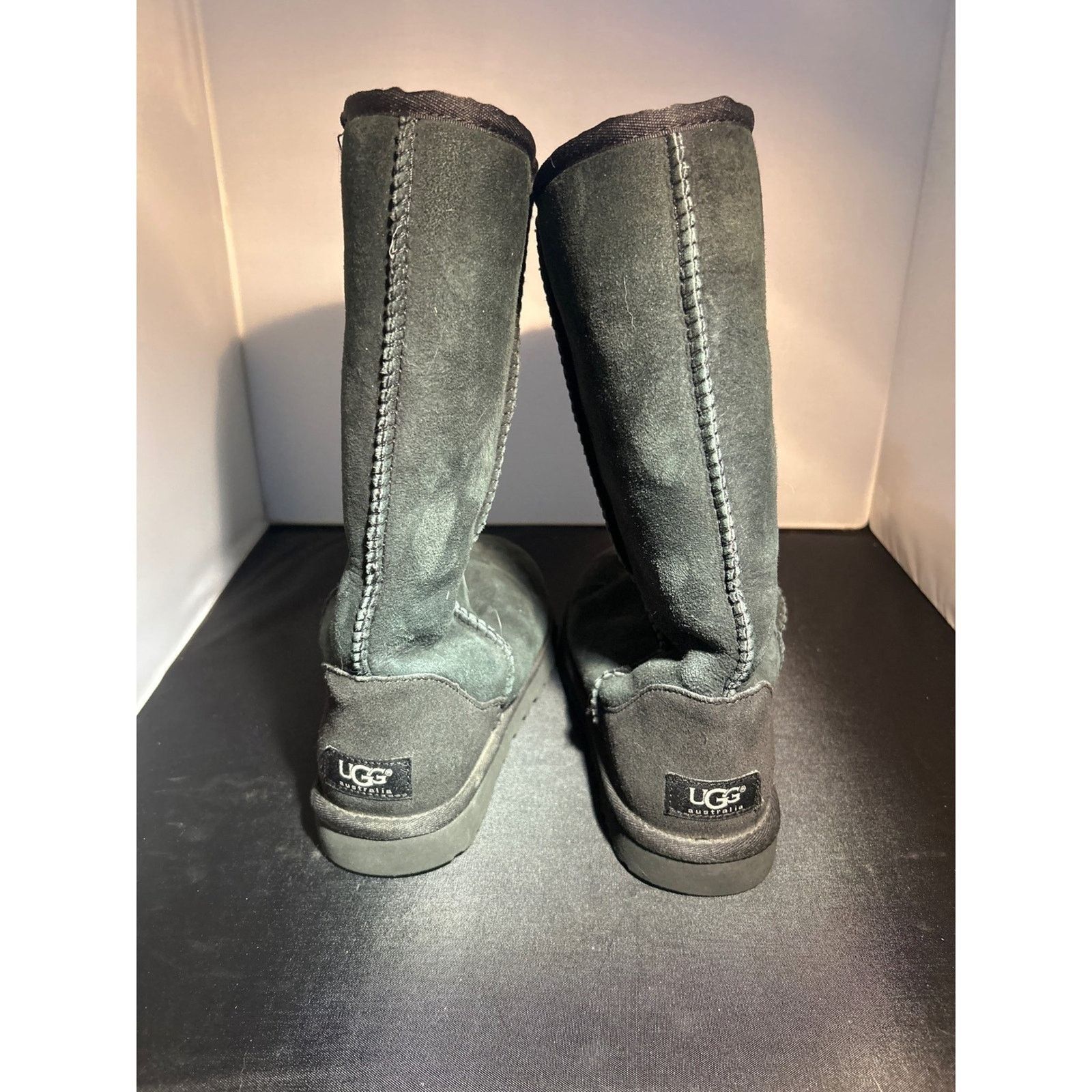 Ugg UGG Australia Tall Classic Boots Dark Gray Suede Size 6 Size US 6 / IT 36 - 3 Thumbnail
