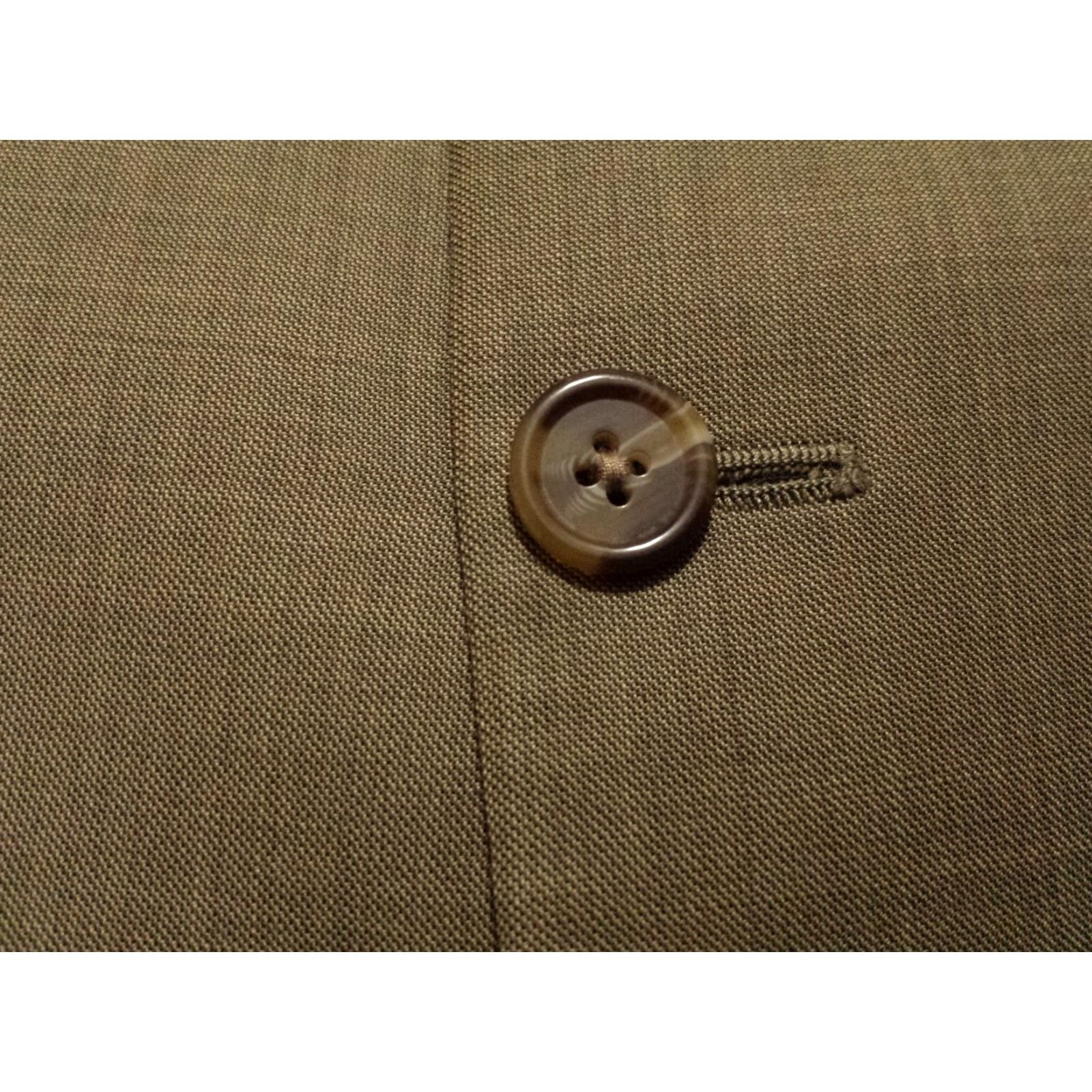 Ralph Lauren Ralph Lauren Blazer Mens 42 Long Solid Green Wool 2 Button Jacket Coat Wrapper 100% Wool - Vintage? No, 4-button Sleeve - Regular Fit Size US XL / EU 56 / 4 - 4 Thumbnail