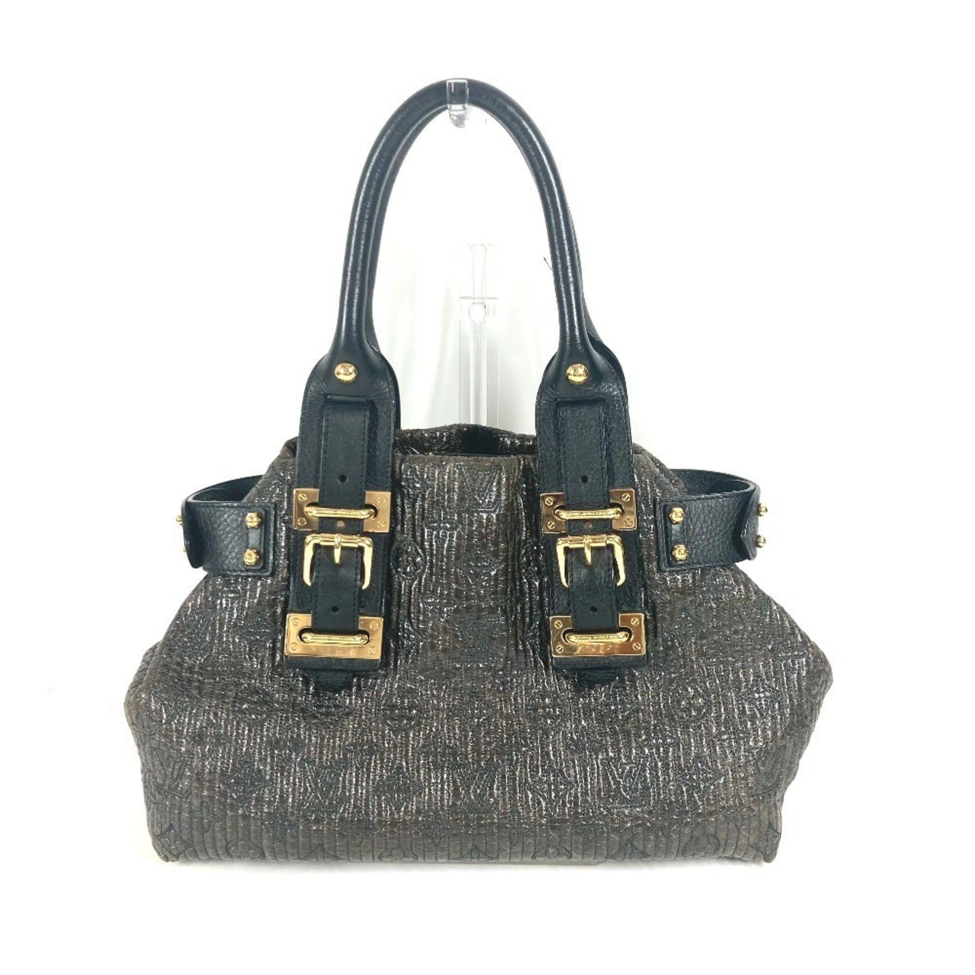 LOUIS VUITTON M95595 Monogram Motard Biker Handbag/Tote/Shoulder Bag Women's Motard Noir/Black