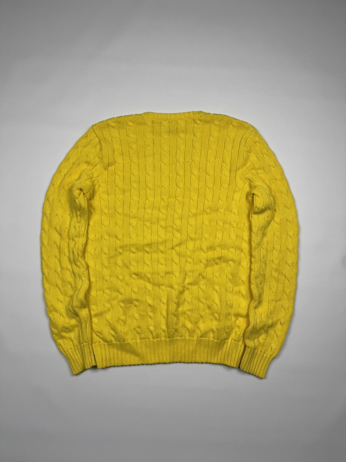 Polo Ralph Lauren Vintage Polo Ralph Lauren Woman Chanky Knit V-neck Sweater Size L / US 10 / IT 46 - 8 Thumbnail