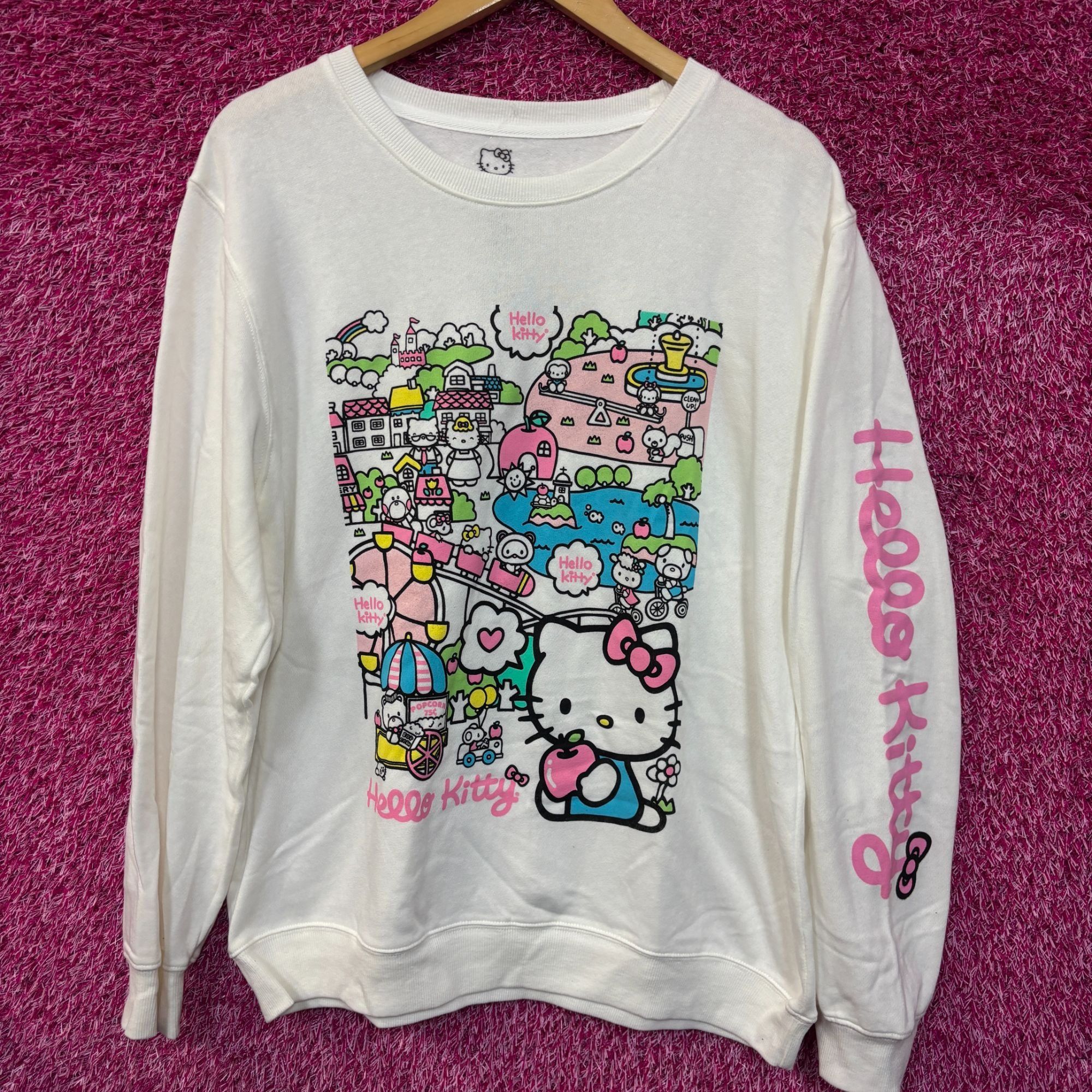Other Hello Kitty Kawaii Festival Sanrio Puroland Anime Crewneck L Size L / US 10 / IT 46 - 1 Thumbnail