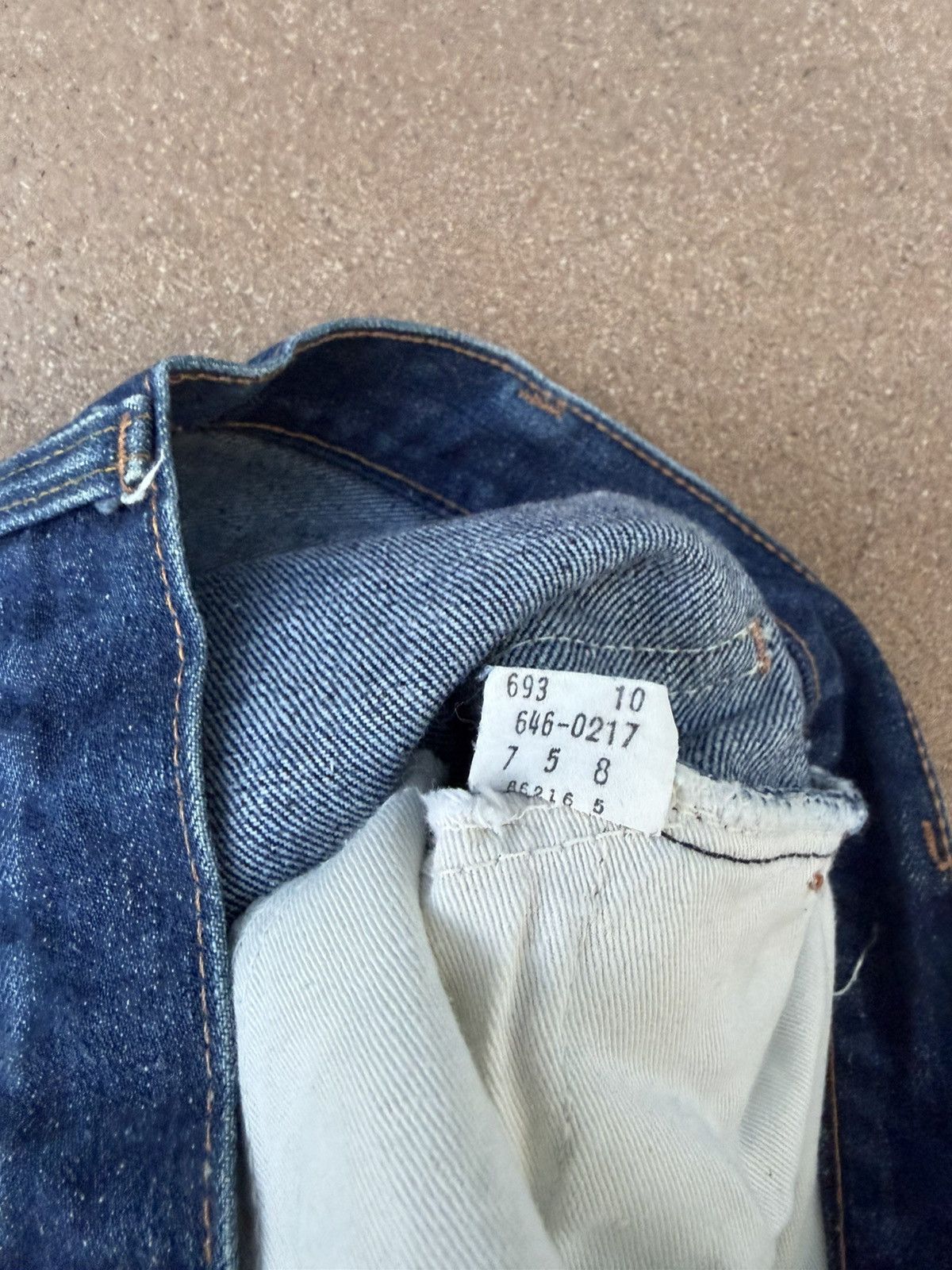 Levi's Vtg 70’s Levi’s 646 Orange Tab Bellbottom Flare Jeans 33x30 Size US 33 - 6 Thumbnail