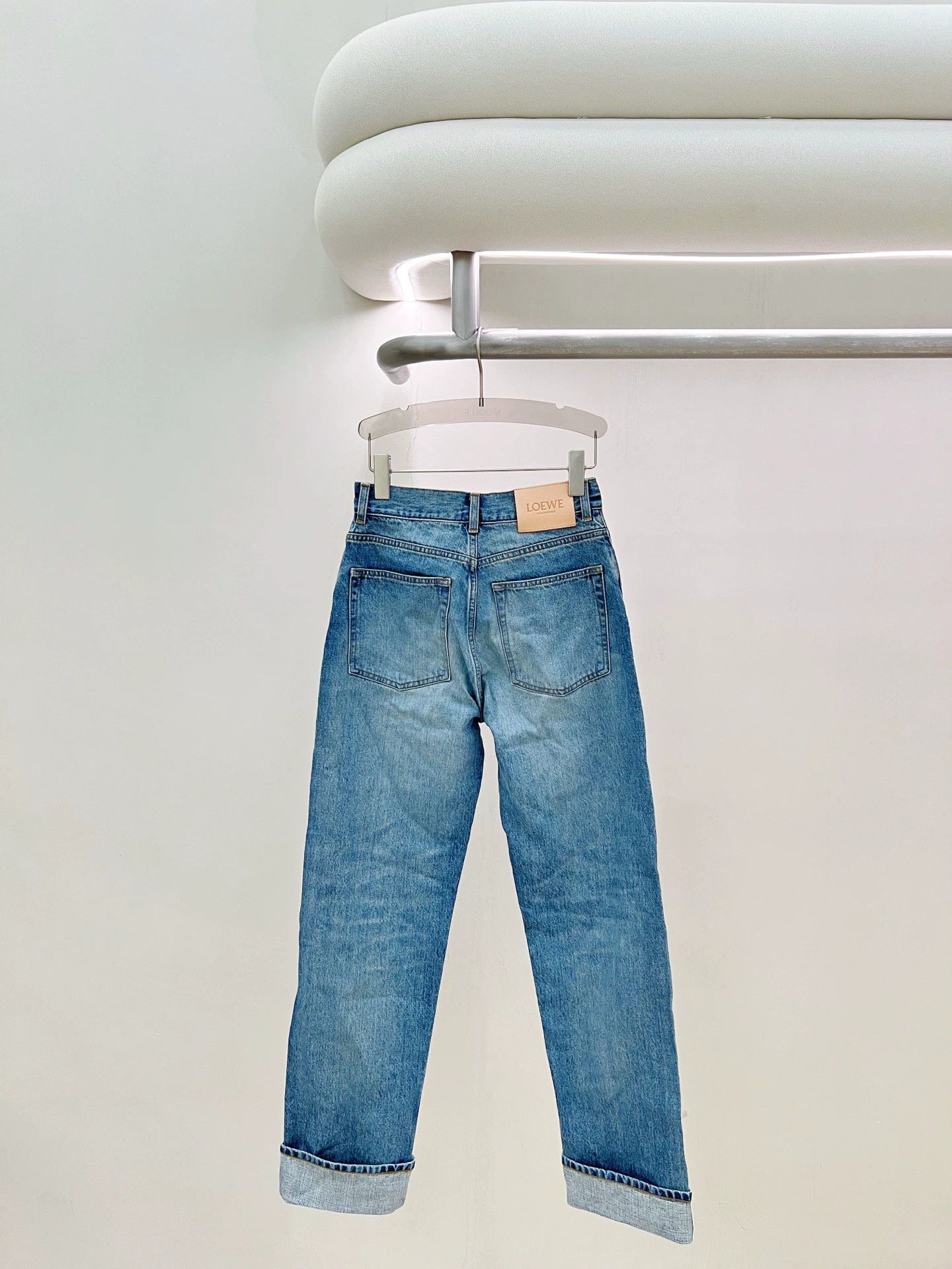 Loewe Loewe Blue Straight Jeans 34 Size 25" / US 0 / IT 36 - 2 Thumbnail