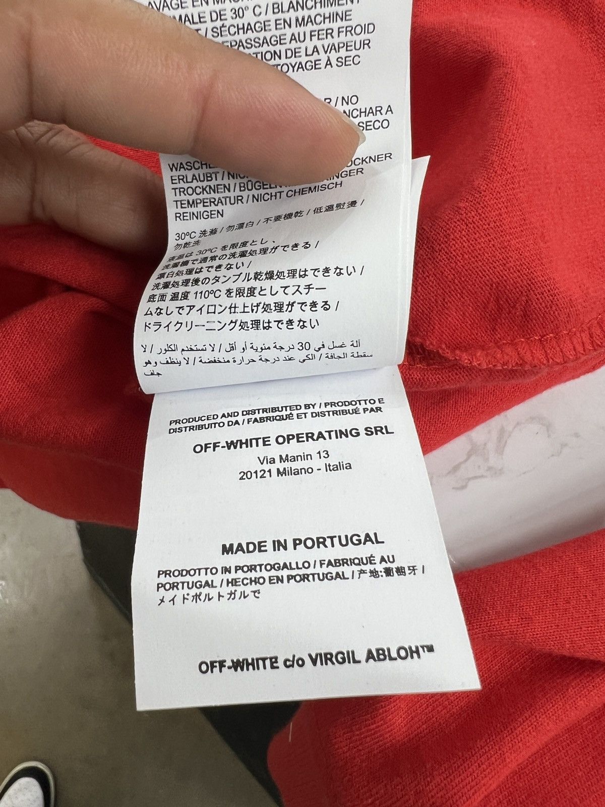 Off-White Off-White Main Label Business Casual FW18/19 LS Tee Sz. XXS Size US XXS / EU 40 - 7 Thumbnail