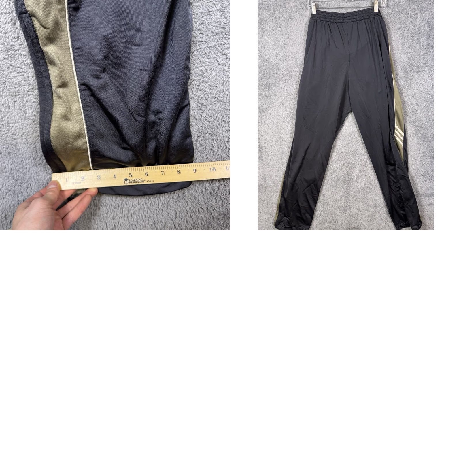 Adidas VINTAGE Adidas Track Suit Mens L Jacket Pants Set Y2K Military Green Hip Hop Size 42R - 11 Thumbnail
