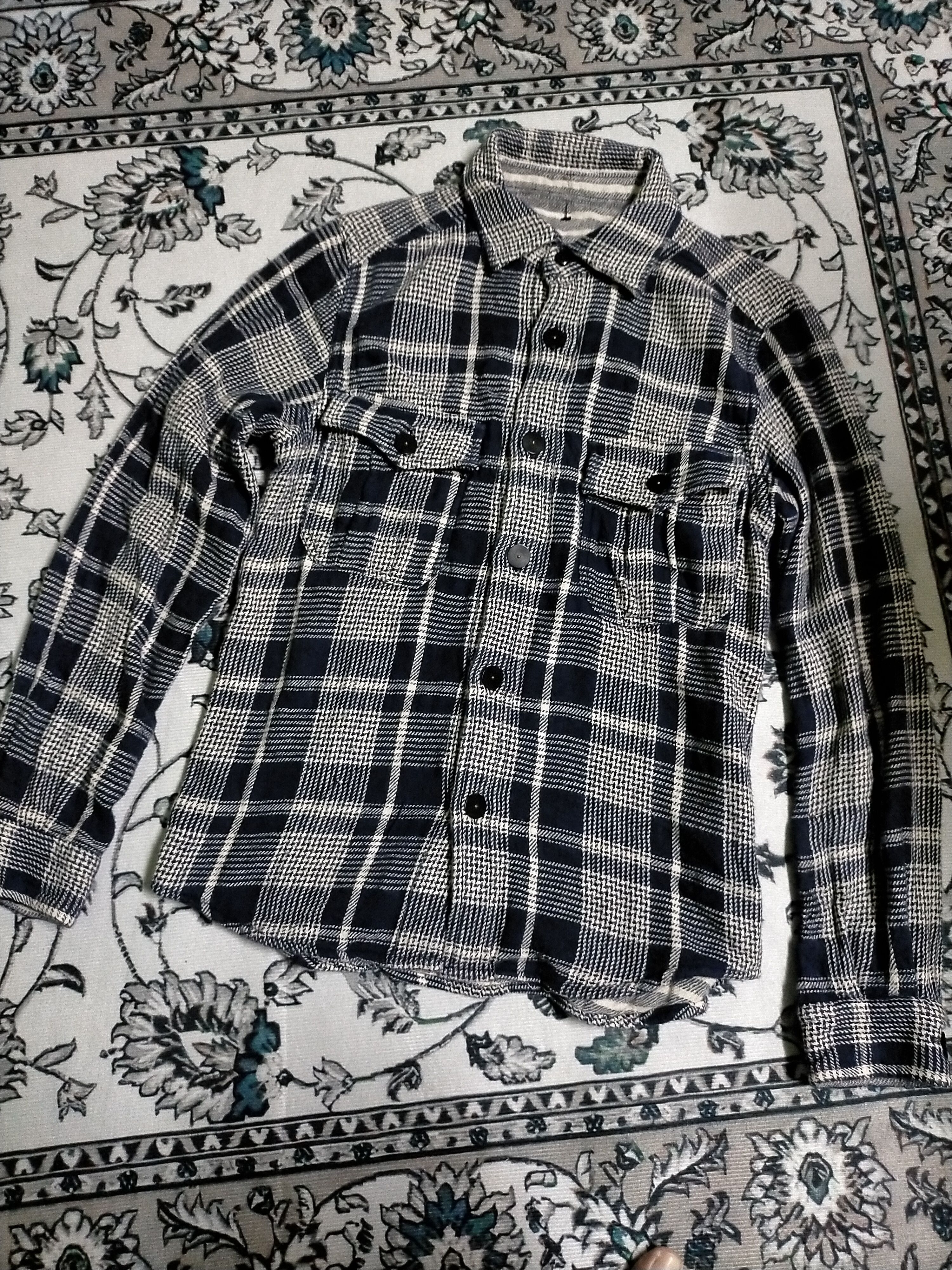 Nigel Cabourn Rare Nigel Cabourn Flannel Shirt Size US S / EU 44-46 / 1 - 1 Thumbnail