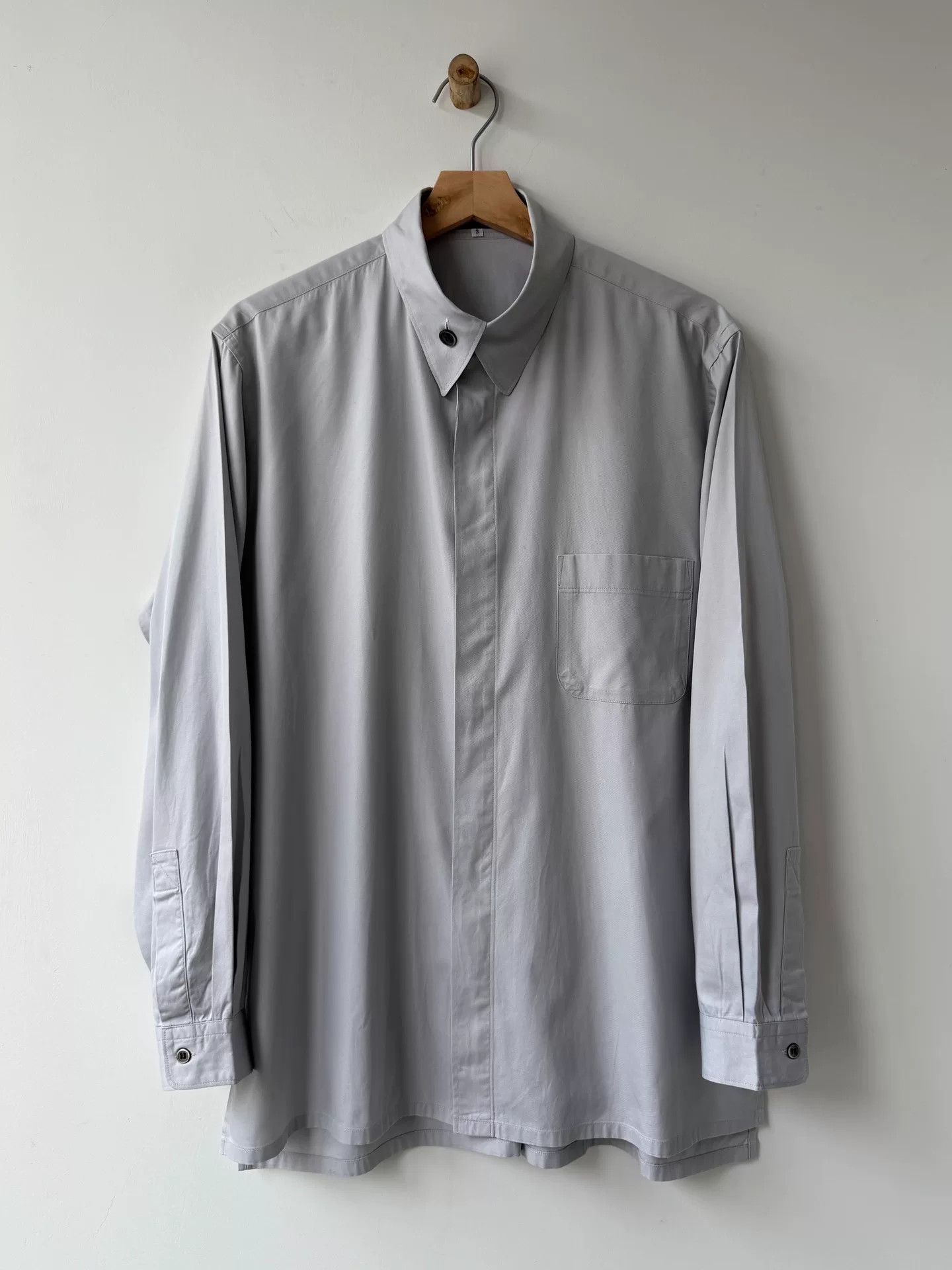 Y's for Men Yohji Yamamoto Y's Men's Gray Shirt Size US L / EU 52-54 / 3 - 1 Thumbnail