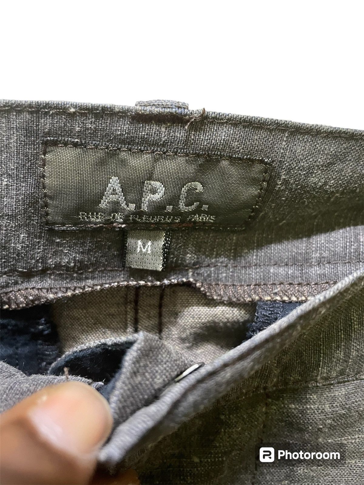 A.P.C. Vintage A.P.C Cropped with Zipper Leg Pants Size US 33 - 4 Thumbnail