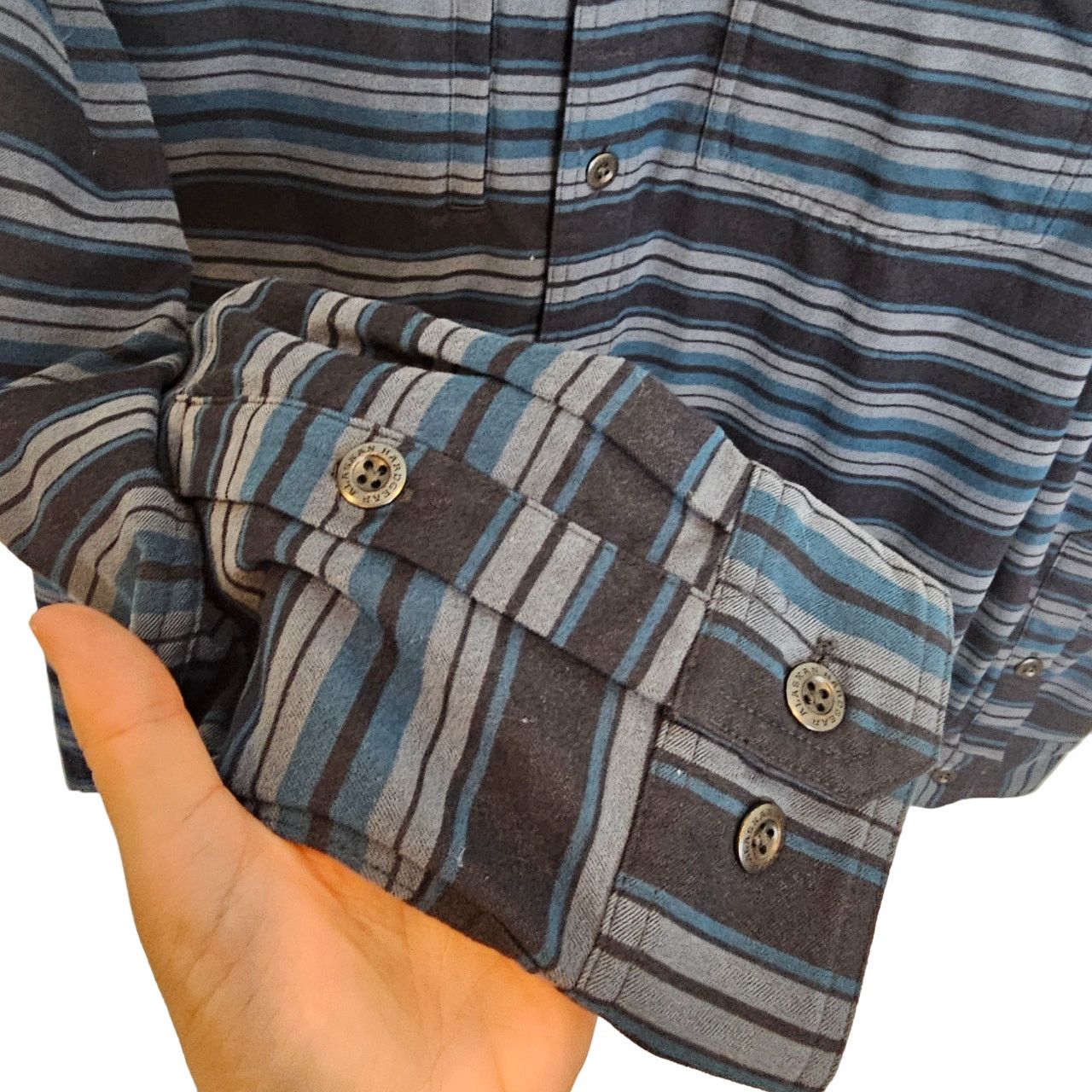 Duluth Trading Company Alaskan Hardgear Flannel Shirt Striped M Gorpcore Outdoor Size US M / EU 48-50 / 2 - 4 Thumbnail