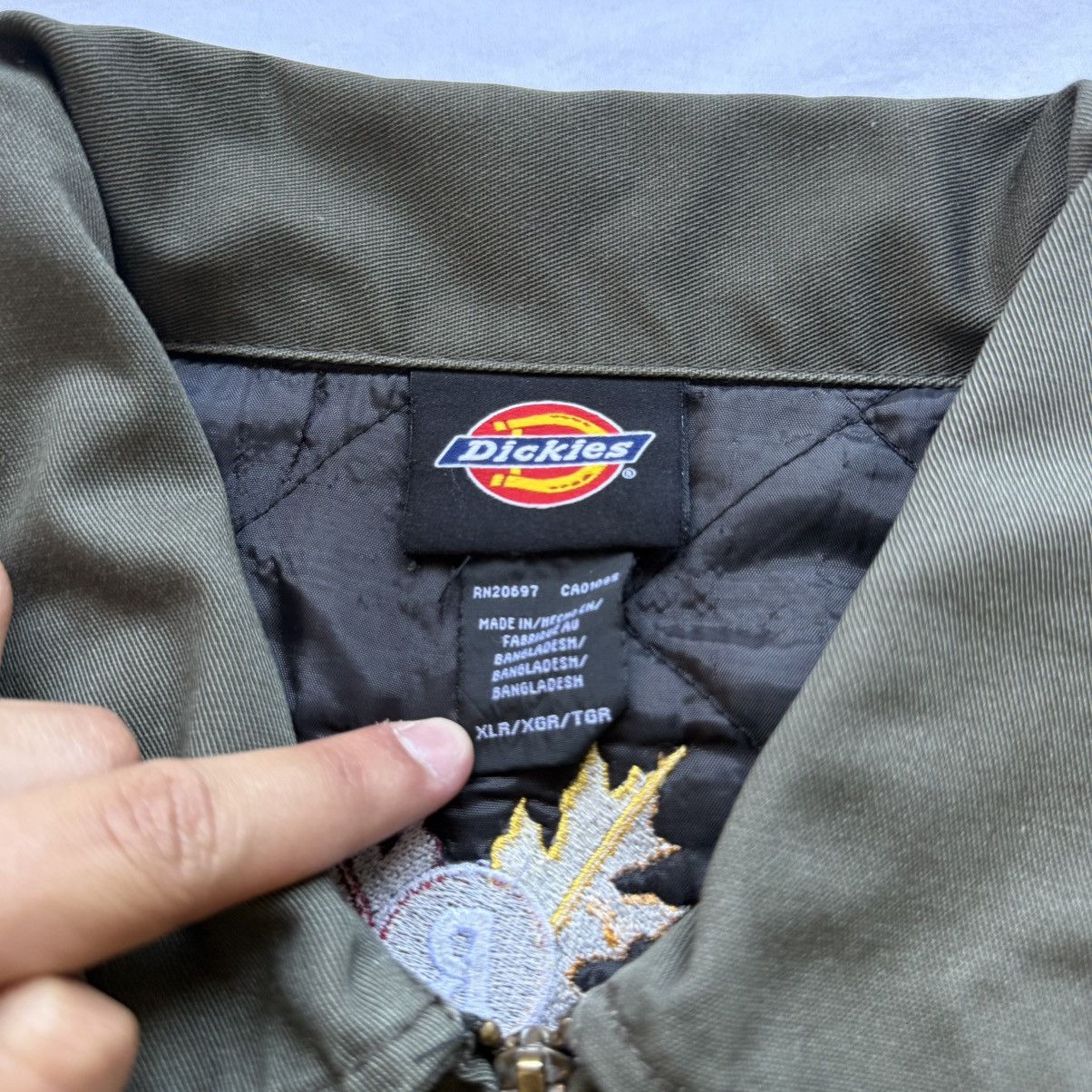 Dickies Vintage Dickies Insulated Eisenhower Jacket Moss Green XL Size US XL / EU 56 / 4 - 10 Thumbnail