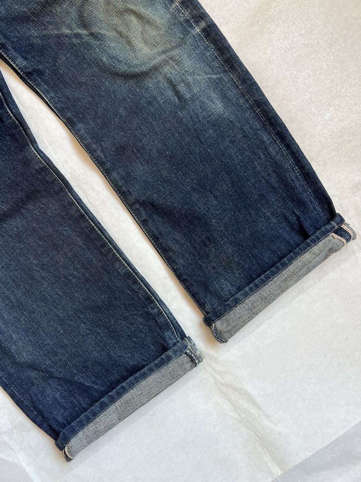 Levi's Vtg Levis 503B Big E Selvedge Denim Fly Button Size US 28 / EU 44 - 3 Thumbnail