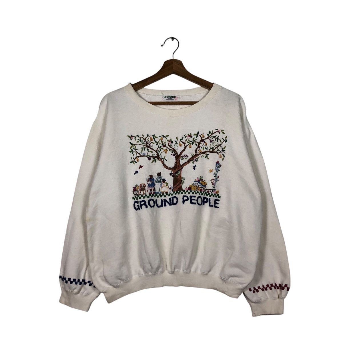 Japanese Brand × Vintage 📌Vintage Sweatshirt Pull Over La Cifonelli Embroidered Size US M / EU 48-50 / 2 - 2 Thumbnail