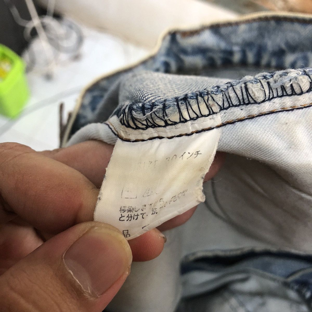 Levi's Levis vintage Blue Denim Pants #A1441 Size US 27 - 20 Thumbnail
