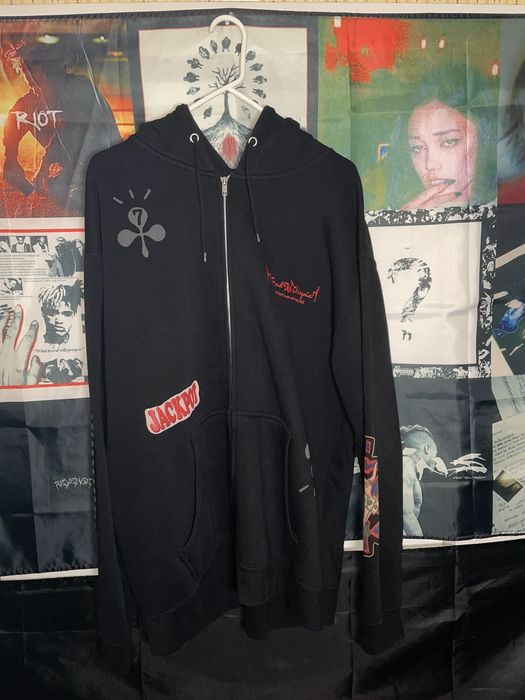 Rare Travis Scott ROAD TO UTOPIA Las Vegas Zip Up Hoodie Size M