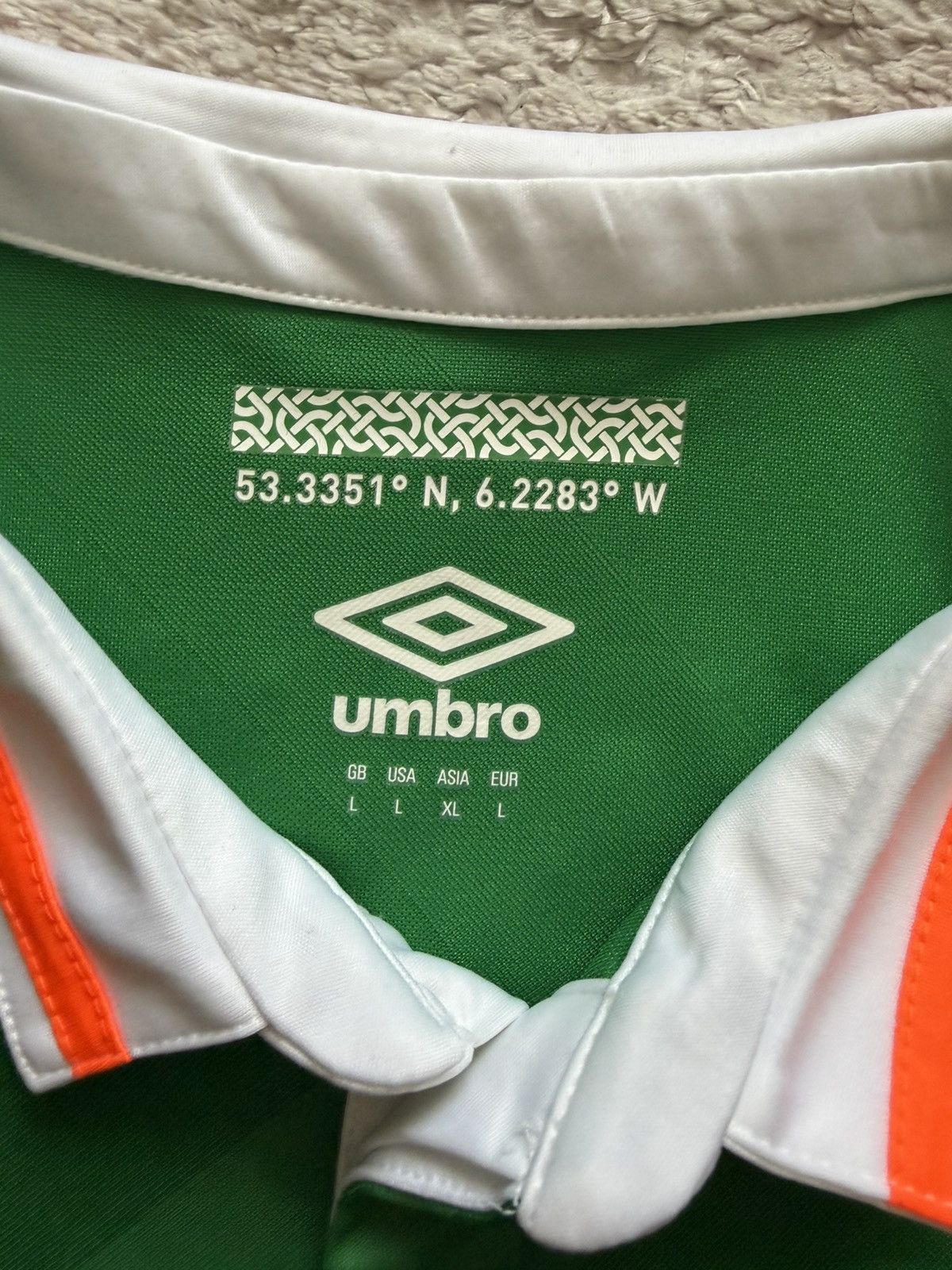 Umbro Ireland national football team UMBRO Size US L / EU 52-54 / 3 - 6 Thumbnail