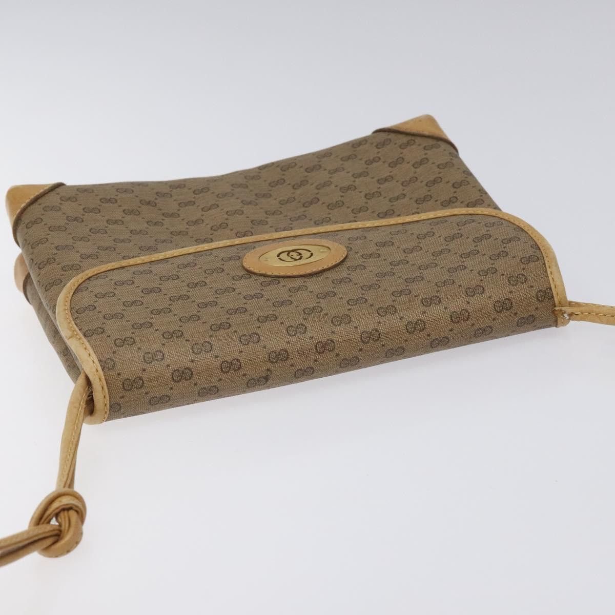 Gucci GUCCI Micro GG Canvas Shoulder Bag Pvc Leather Beige Size ONE SIZE - 6 Thumbnail