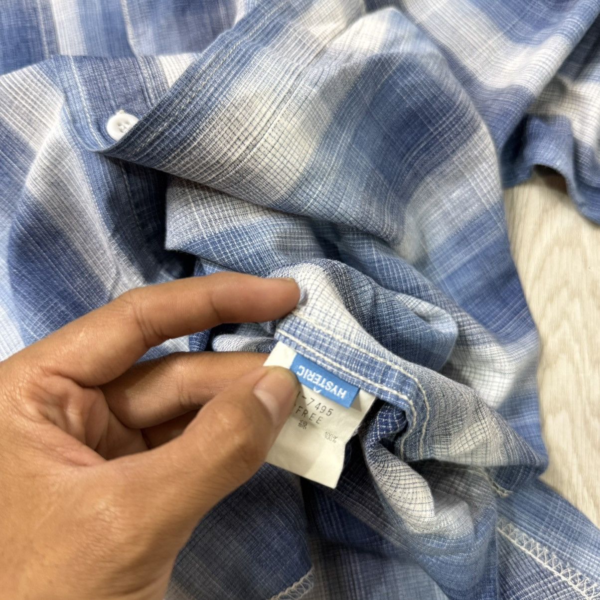 Hysteric Glamour NEED GONE💥Hysteric Glamour 2 pocket plaid button up shirt Size US XXL / EU 58 / 5 - 5 Thumbnail