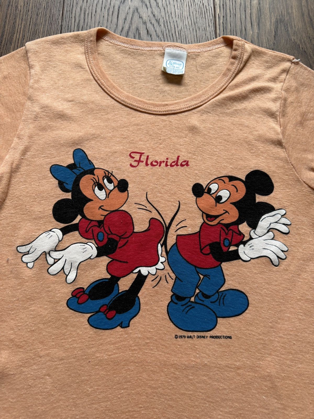 Vintage Vintage 70s Disney Florida Mickey Mouse Babydoll Tee Size XS / US 0-2 / IT 36-38 - 2 Thumbnail