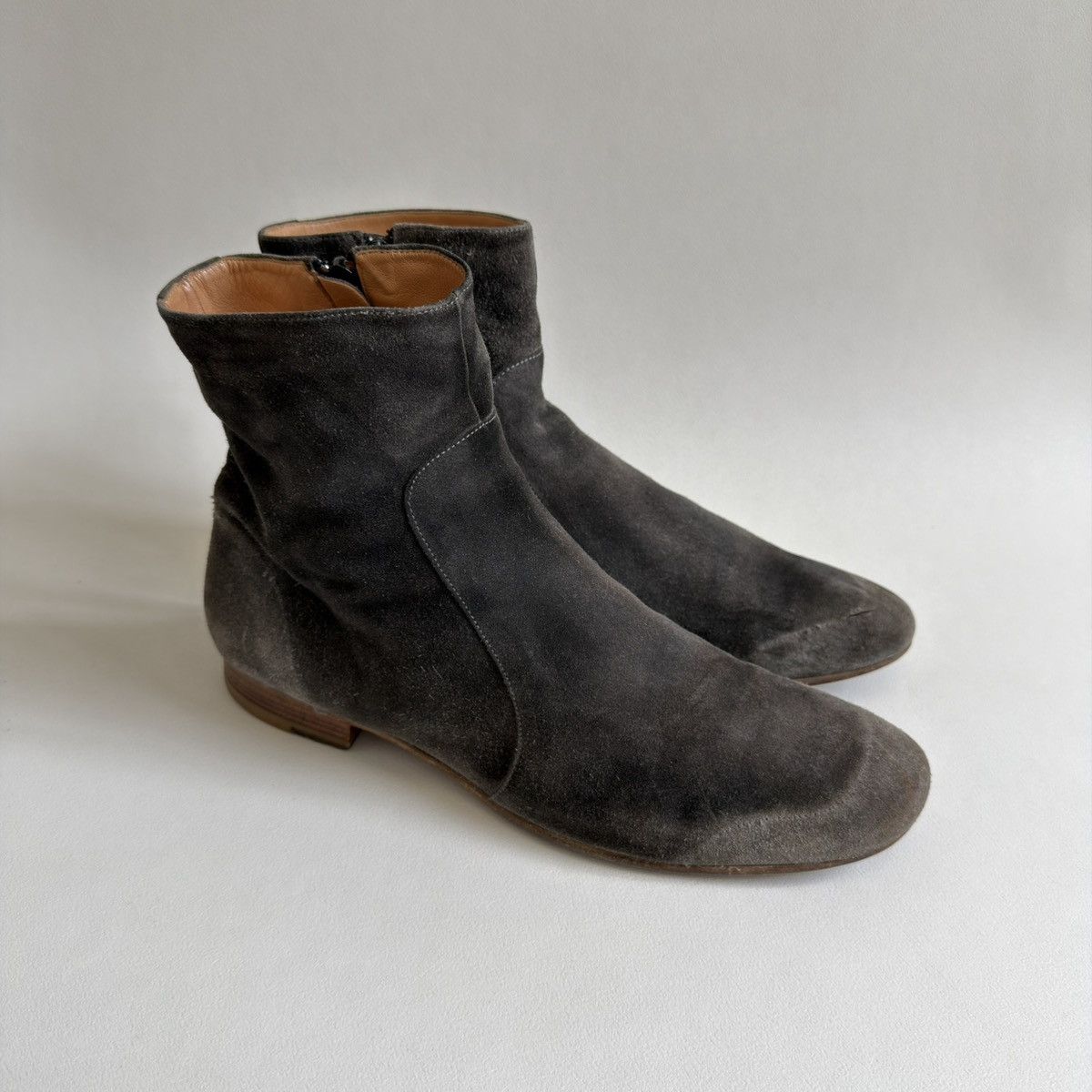 Maison Margiela S/S 08 ‘Deconstructed’ Suede Boots Size US 10 / EU 43 - 3 Thumbnail