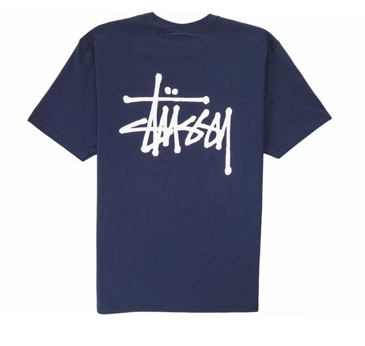 Stussy Stussy Basic Logo Tee Navy Size US L / EU 52-54 / 3 - 1 Thumbnail