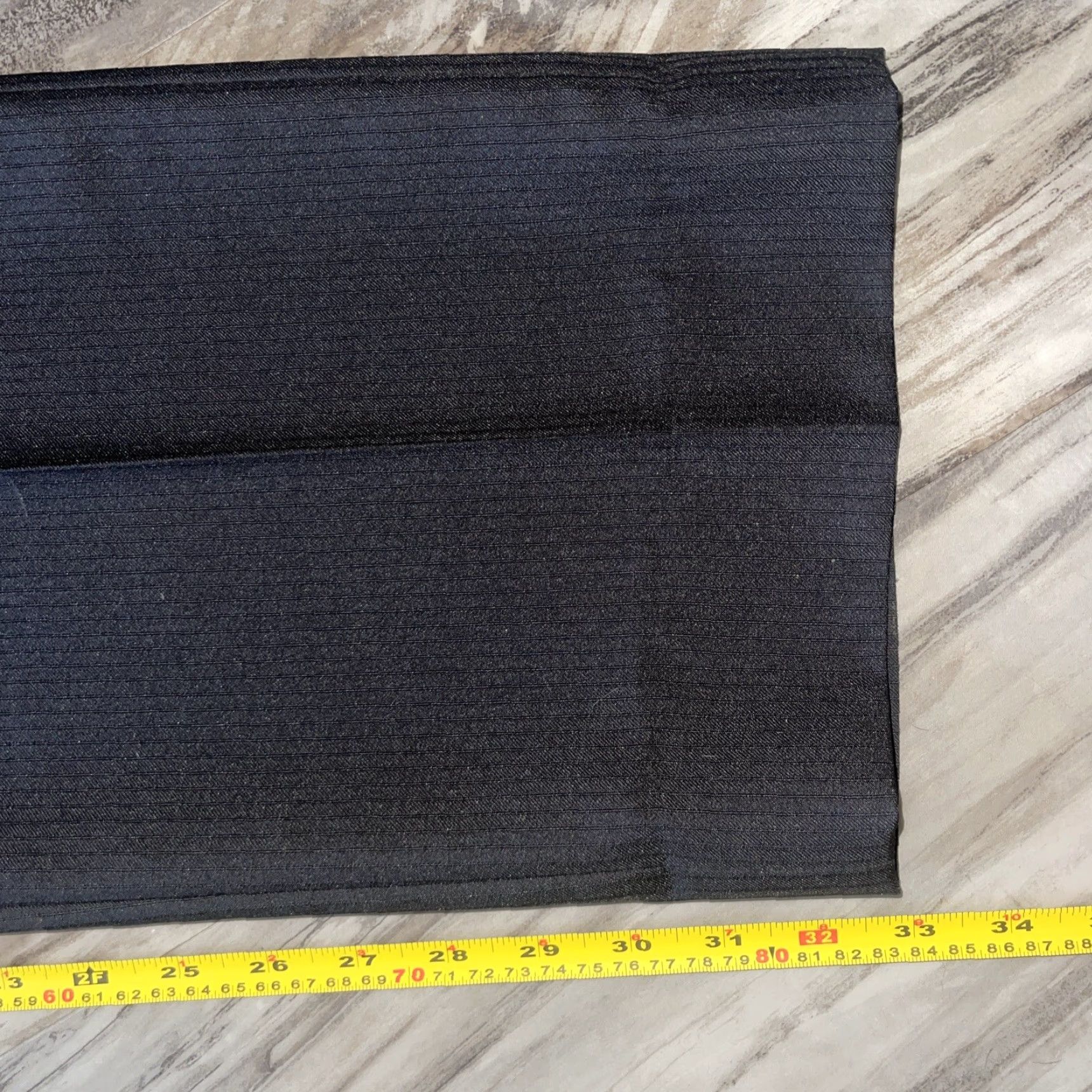 Vintage Angelo Rossi Dress Pants Men Black Pinstripes 42 W 33 L Flat Front Straight Leg Slim? Wait Size US 42 / EU 58 - 8 Thumbnail