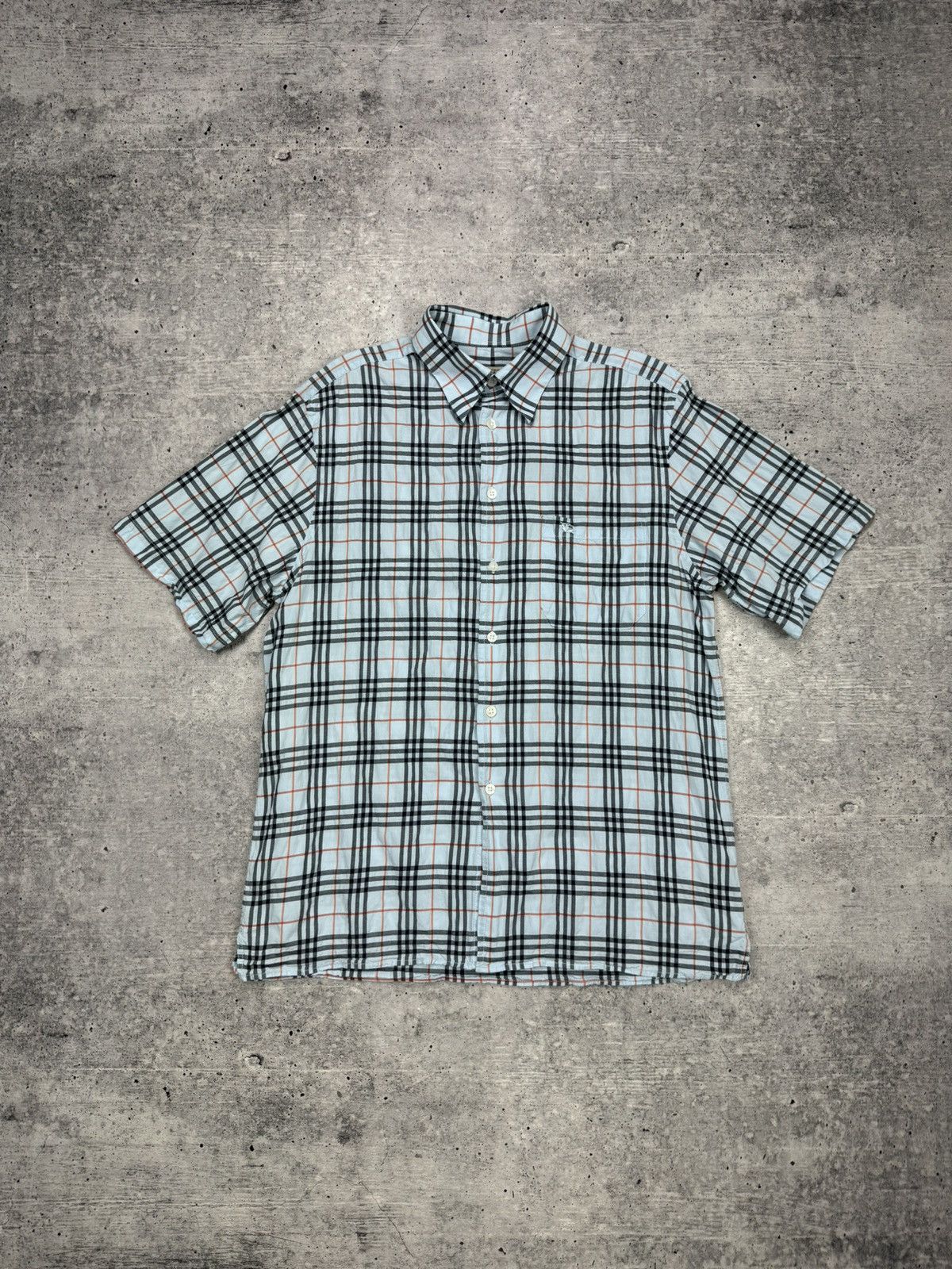 Vintage Y2K Style Burberry London Nova Check Checkered Shirt