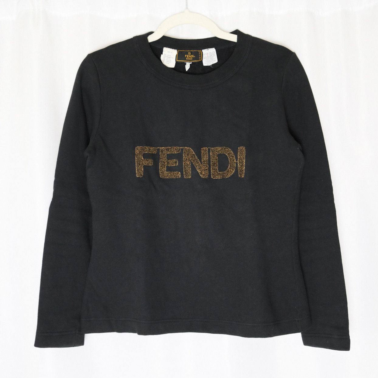 Fendi Fendi Embroidered Logo Sweatshirt Size S / US 4 / IT 40 - 2 Thumbnail