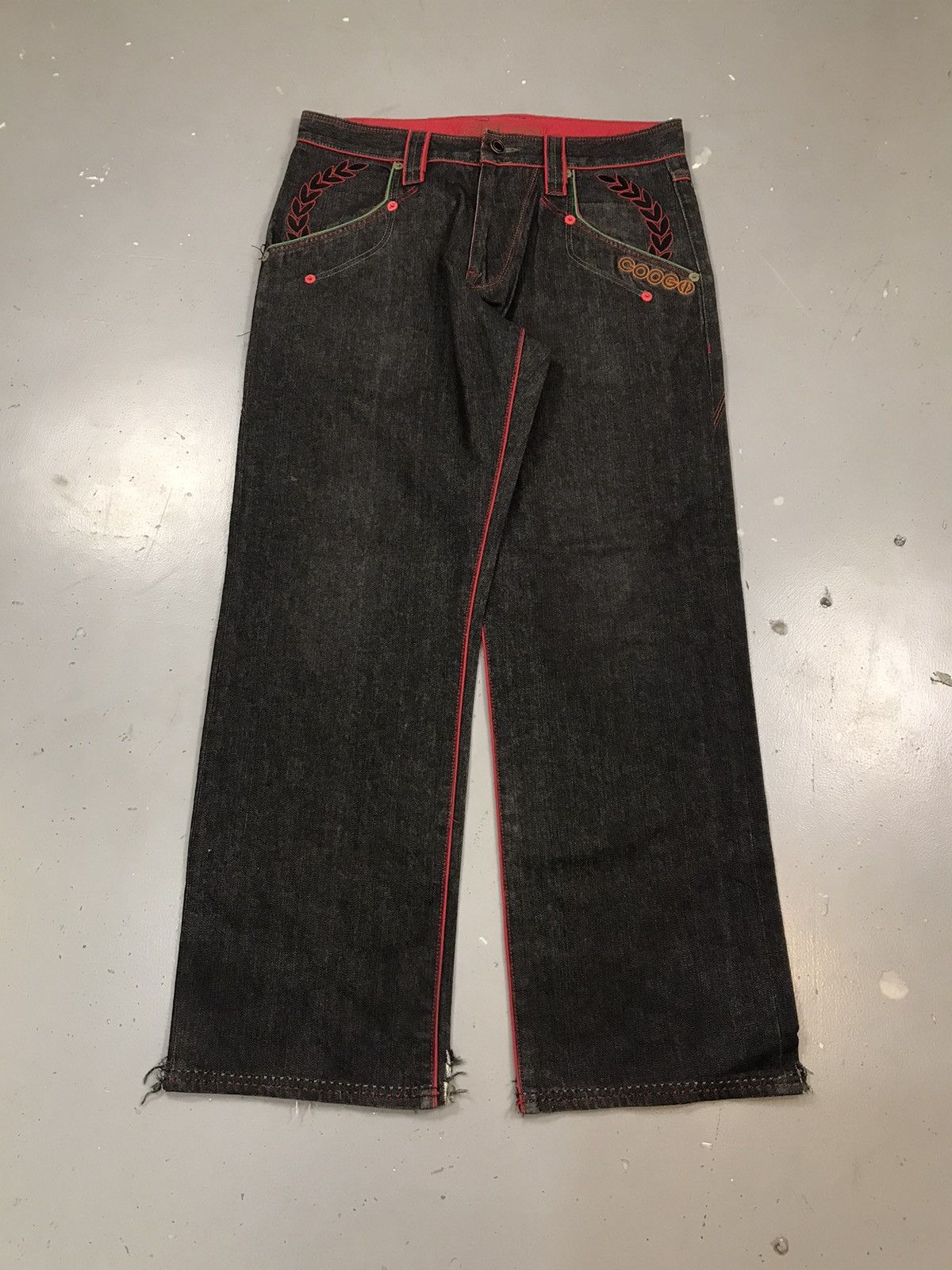 Coogi × Vintage Vintage Coogi leaf embroidered straight fit denim Size US 36 / EU 52 - 2 Thumbnail