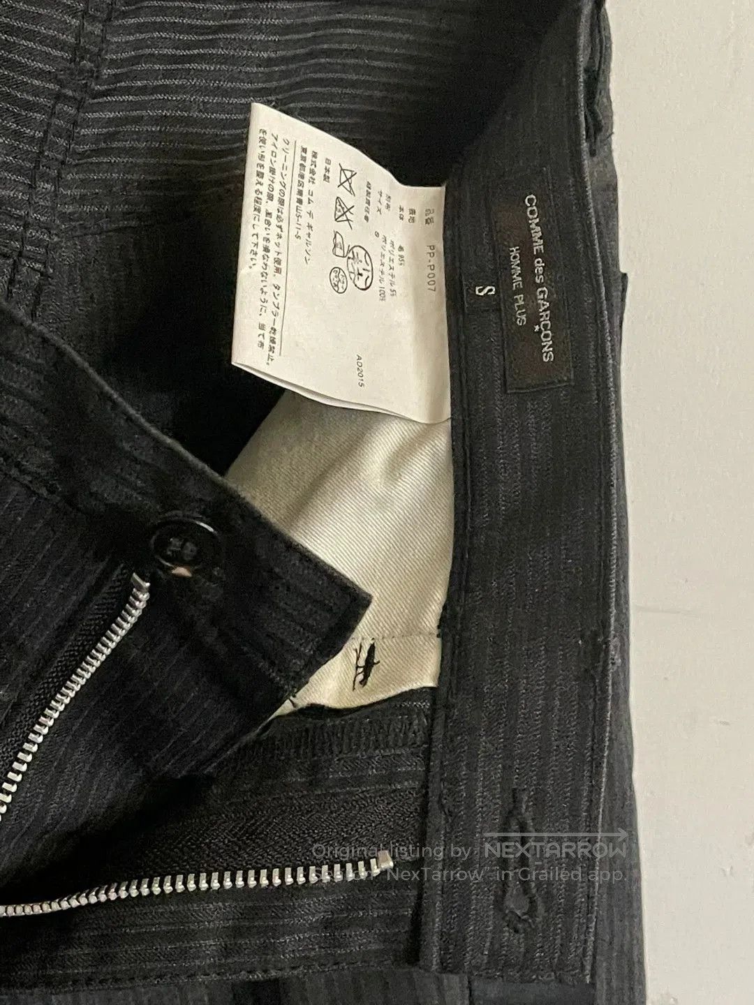 Comme des Garcons Homme Plus Comme des Garçons Bubble Tailored Trousers. Size US 26 / EU 42 - 7 Thumbnail