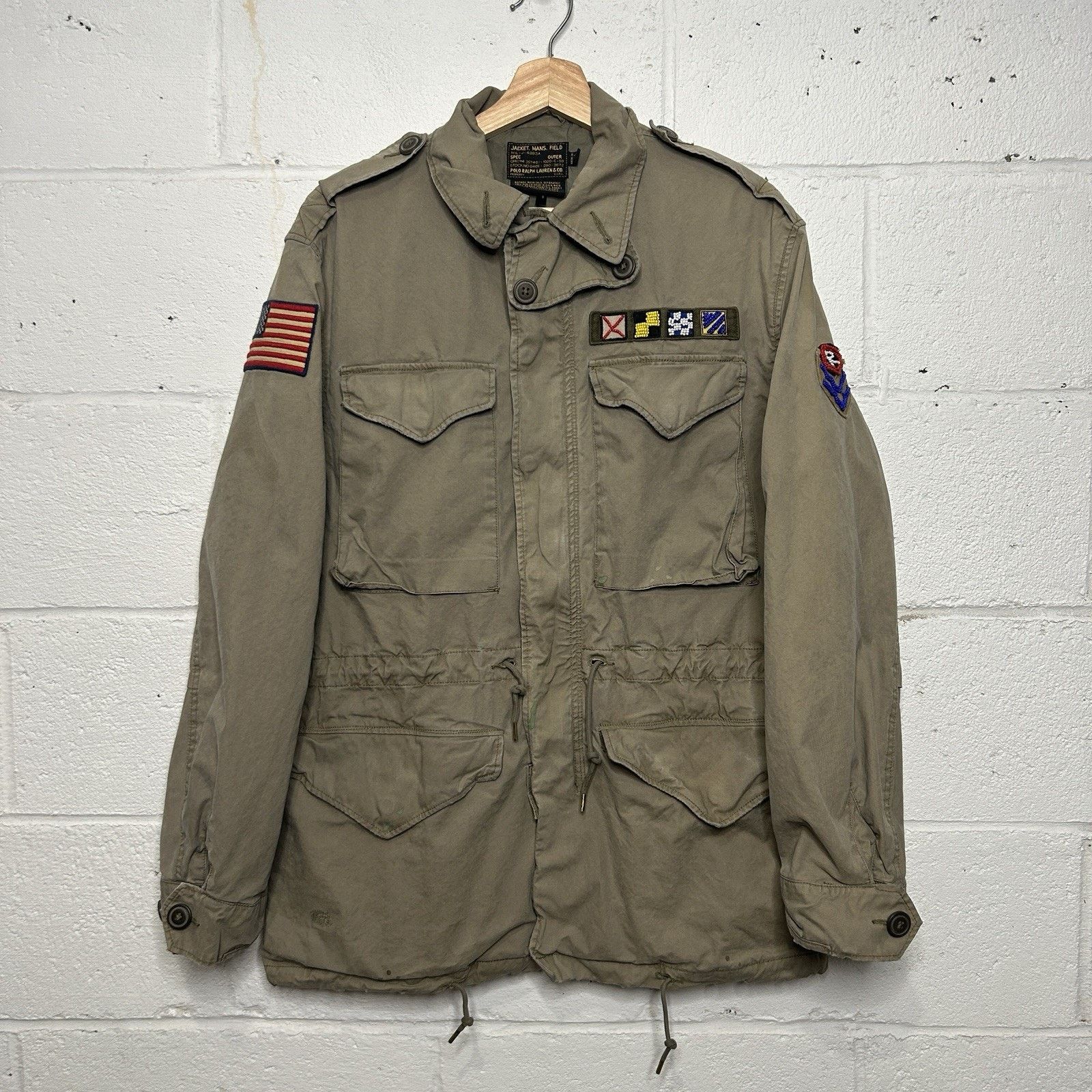 Polo Ralph Lauren VTG Polo Ralph Lauren Military Army Fatigue Jacket “Khaki" Size US S / EU 44-46 / 1 - 1 Thumbnail